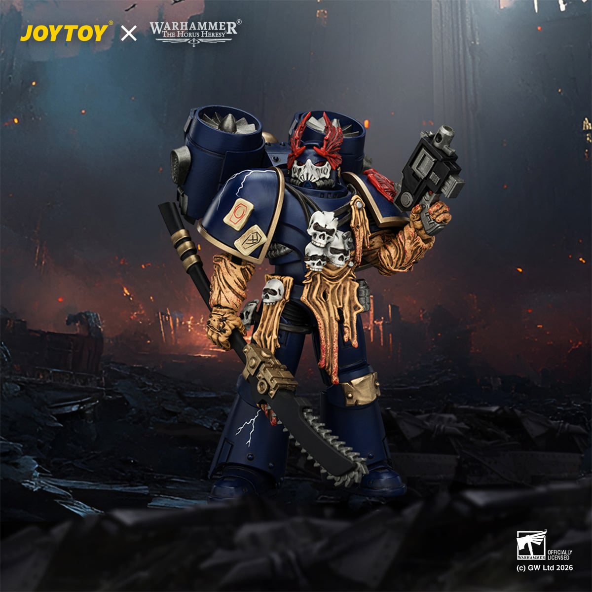 Warhammer: The Horus Heresy Night Lords Night Raptor Huntmaster 1/18 Scale Action Figure Gallery Image 3