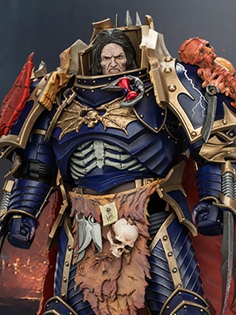 Image of Warhammer: The Horus Heresy Night Lords Konrad Curze Primarch of the Night Lords Legion 1/18 Scale Action Figure
