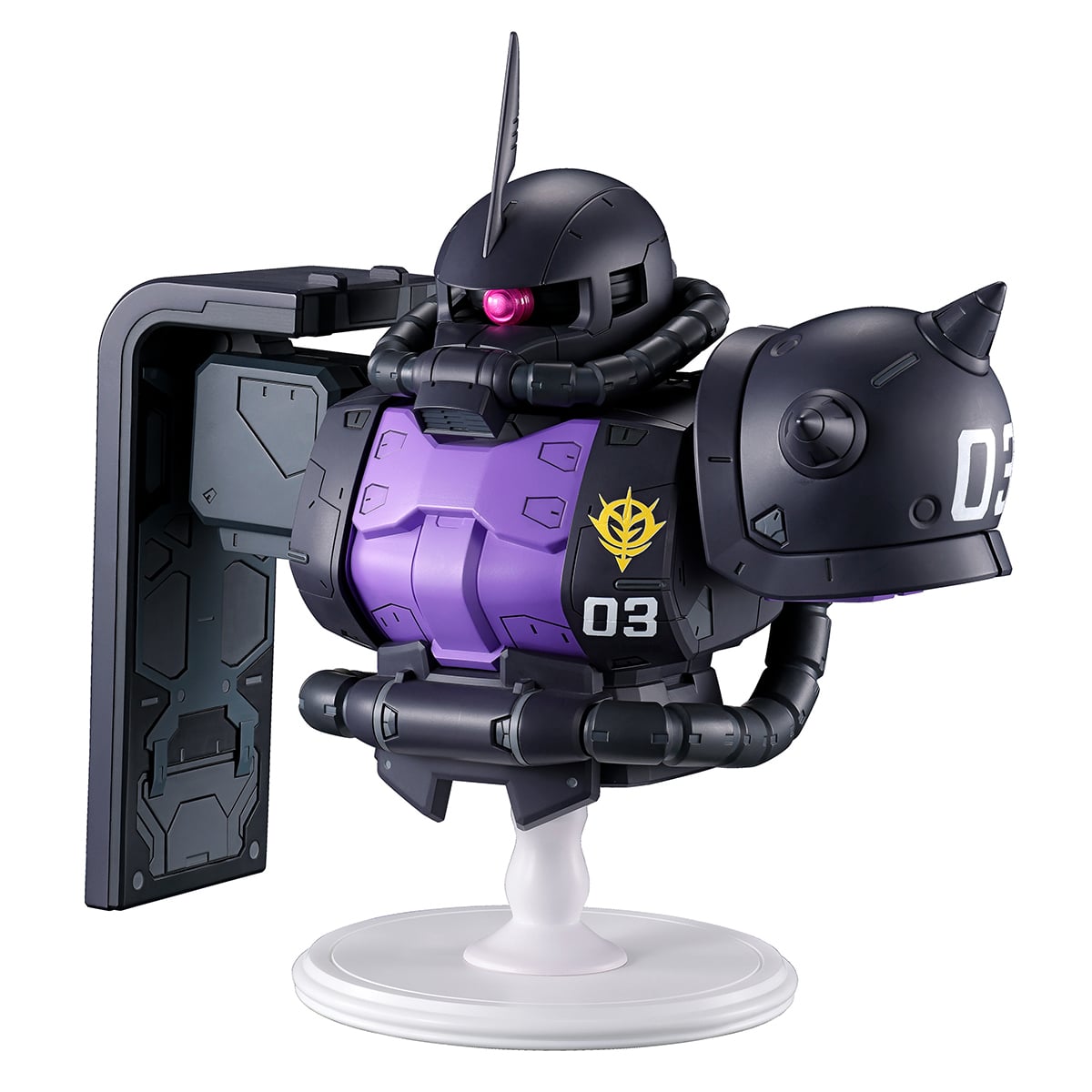 Mobile Suit Gundam Bustisan Ichibansho Zaku II (Black Tri-Stars) (Universal Century Saga Interlude) Bust Gallery Image 4