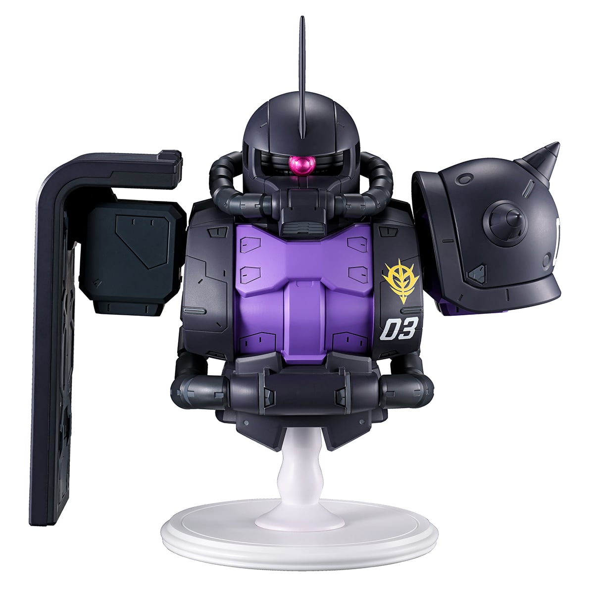 Mobile Suit Gundam Bustisan Ichibansho Zaku II (Black Tri-Stars) (Universal Century Saga Interlude) Bust Gallery Image 3