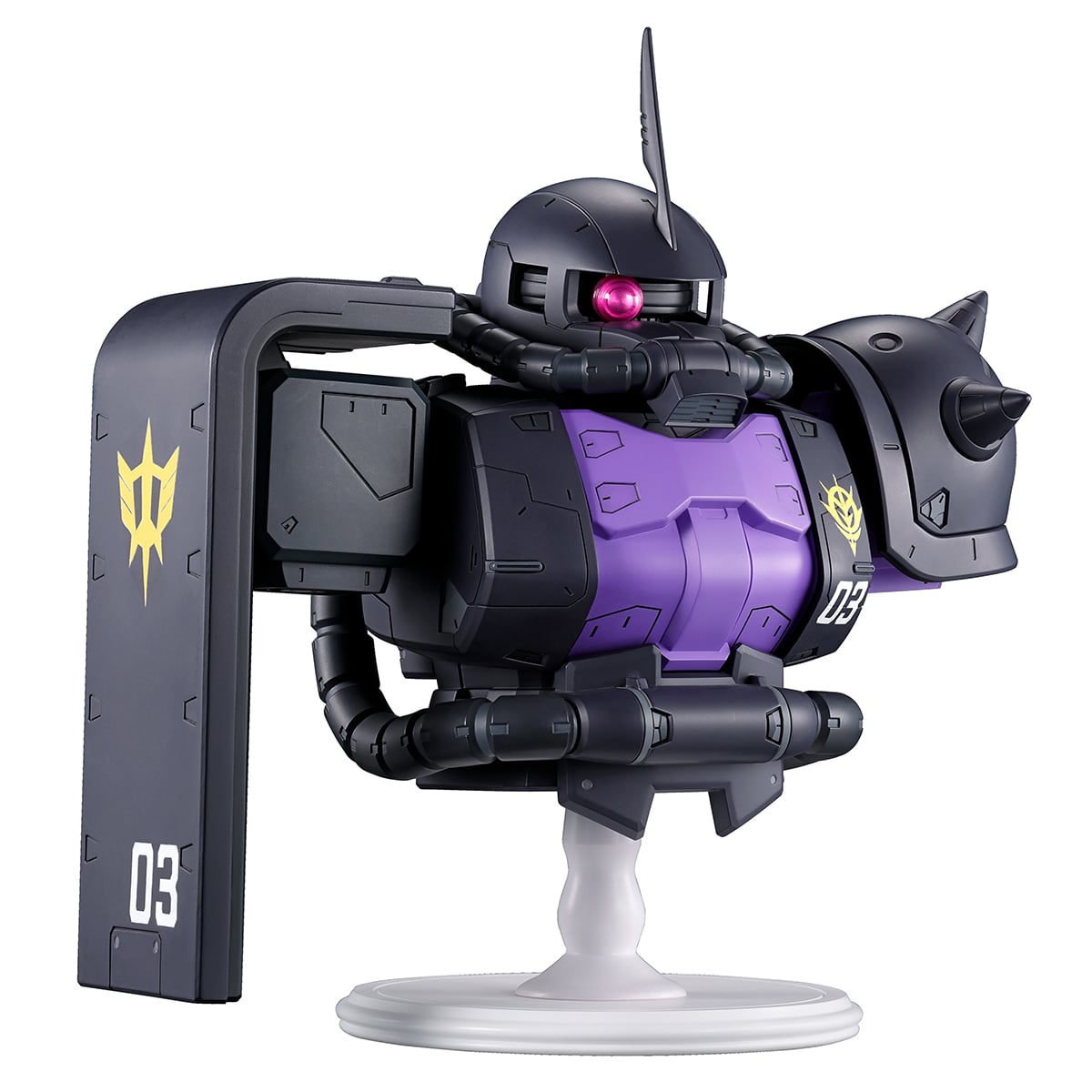 Mobile Suit Gundam Bustisan Ichibansho Zaku II (Black Tri-Stars) (Universal Century Saga Interlude) Bust Gallery Image 6