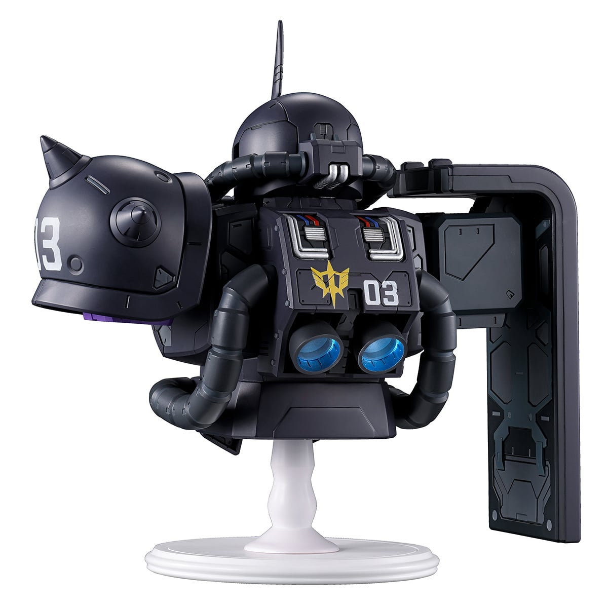 Mobile Suit Gundam Bustisan Ichibansho Zaku II (Black Tri-Stars) (Universal Century Saga Interlude) Bust Gallery Image 5