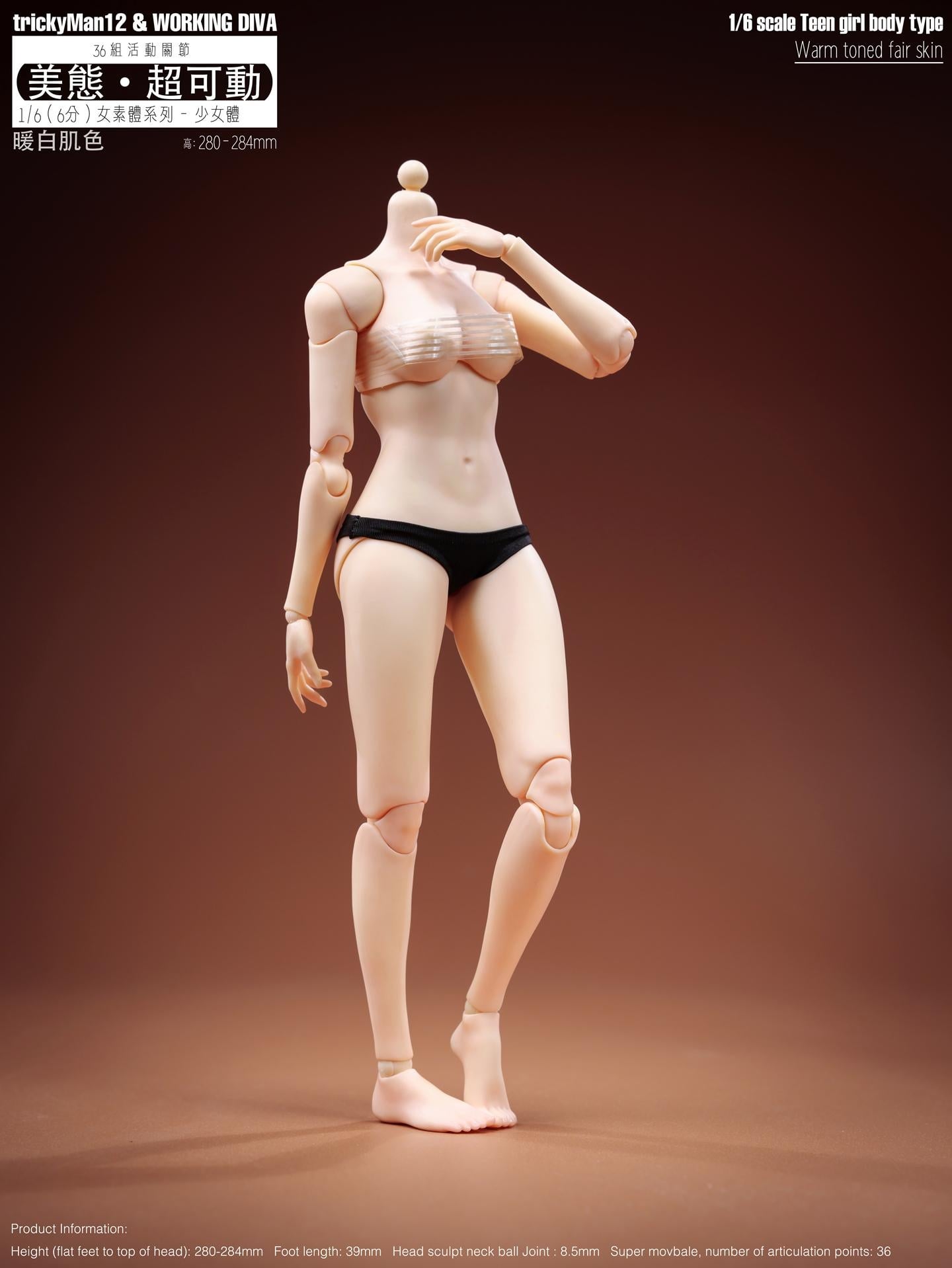 Female (Skin Tone Ver. E) 1/6 Scale Body Gallery Image 3