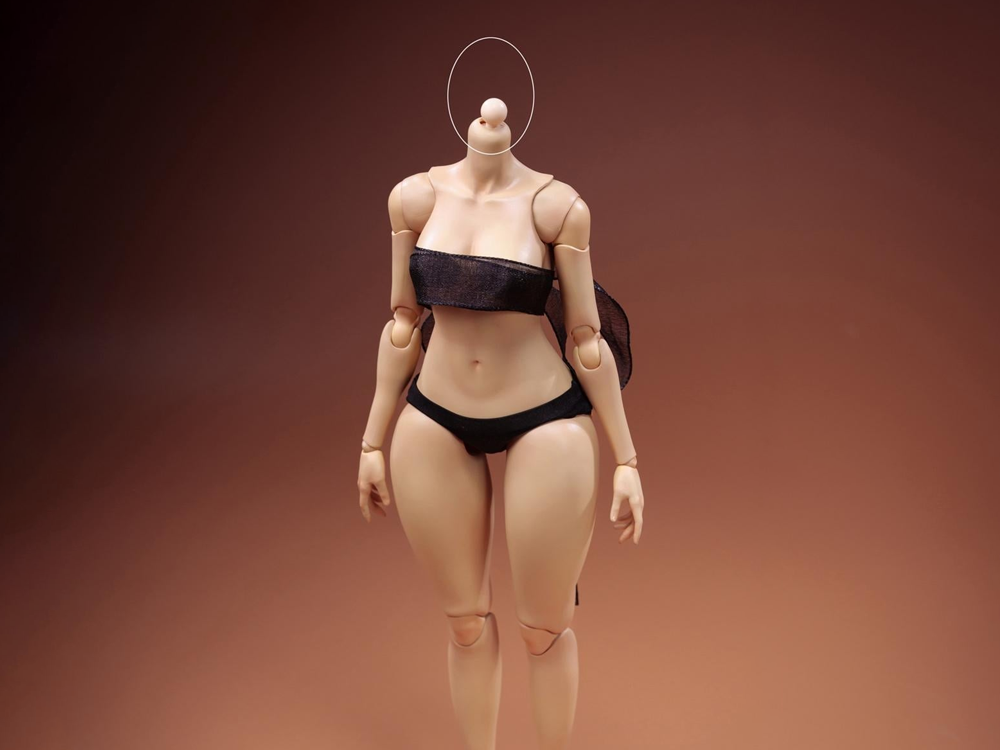 Female Tall and Curvy (Skin Tone Ver. C) 1/6 Scale Body Gallery Image 1