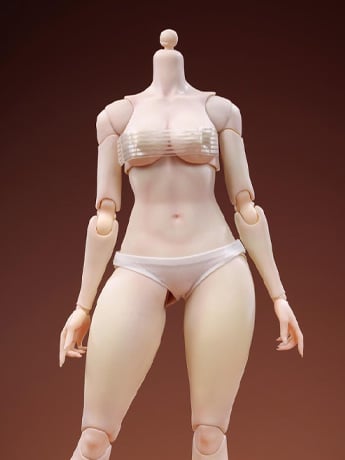 Image of Female Tall and Curvy (Skin Tone Ver. D) 1/6 Scale Body