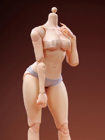 Image of Female Tall and Curvy (Skin Tone Ver. E) 1/6 Scale Body
