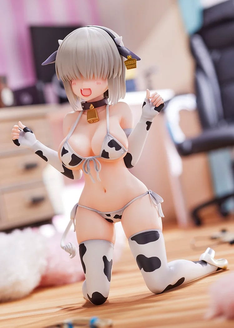 Uzaki-chan Wants to Hang Out! DreamTech Yanagi Uzaki (Cow Pattern Bikini Ver.) 1/7 Scale Figure (Reissue) Gallery Image 5