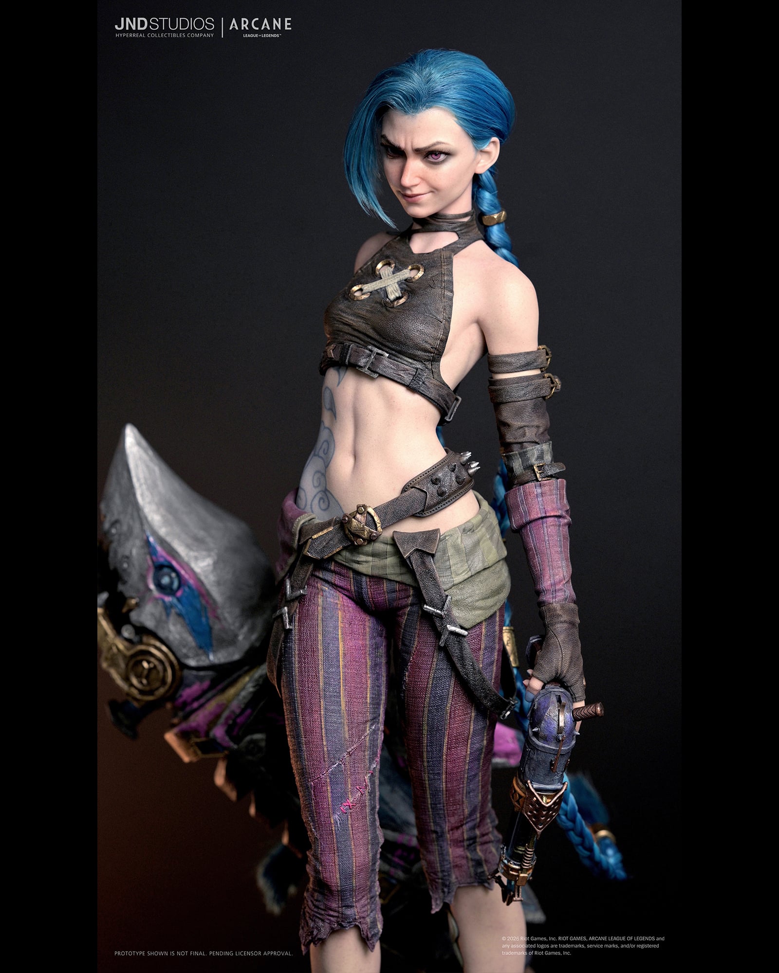 Arcane: League of Legends Jinx (New Head Bust Ver.) 1/3 Scale Statue