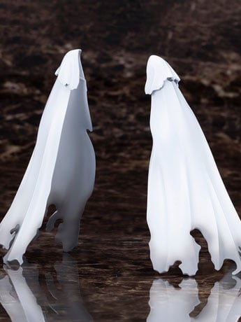 Image of M.S.G. Modeling Support Goods Dress Up Parts Side Cloak (White Ver.)