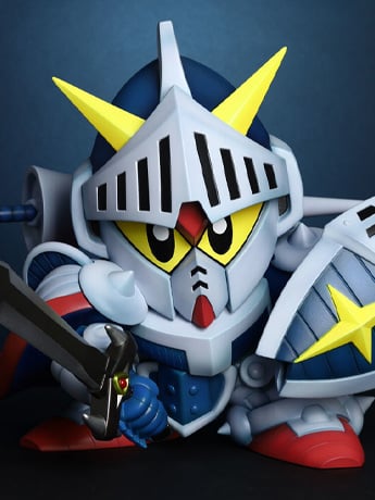【正直出品】Daum 大型30cm 騎士像 剣欠品 ドーム France SD Gundam Gaiden: Sieg Zeon Hen Jumbo Soft Vinyl Figure Knight Gundam