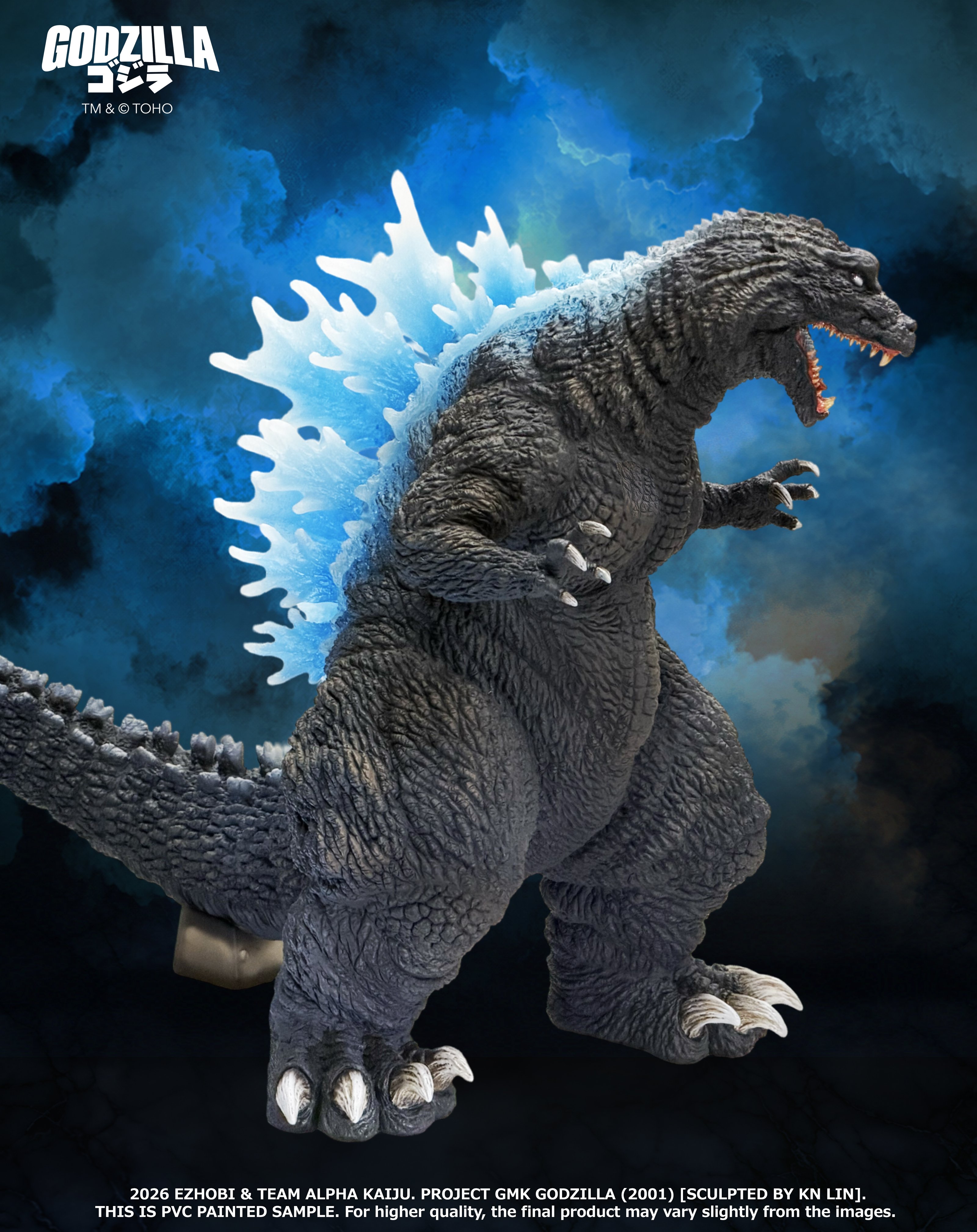 Godzilla, Mothra and King Ghidorah: Giant Monsters All-Out Attack (2001) Alpha Kaiju Series Godzilla (Heat Ray Ver.) Limited Edition Statue With Bonus Gallery Image 9