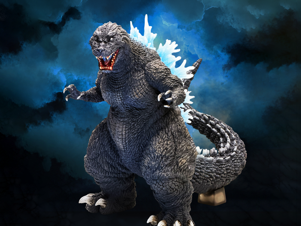 Godzilla, Mothra and King Ghidorah: Giant Monsters All-Out Attack (2001) Alpha Kaiju Series Godzilla (Heat Ray Ver.) Limited Edition Statue With Bonus Gallery Image 1