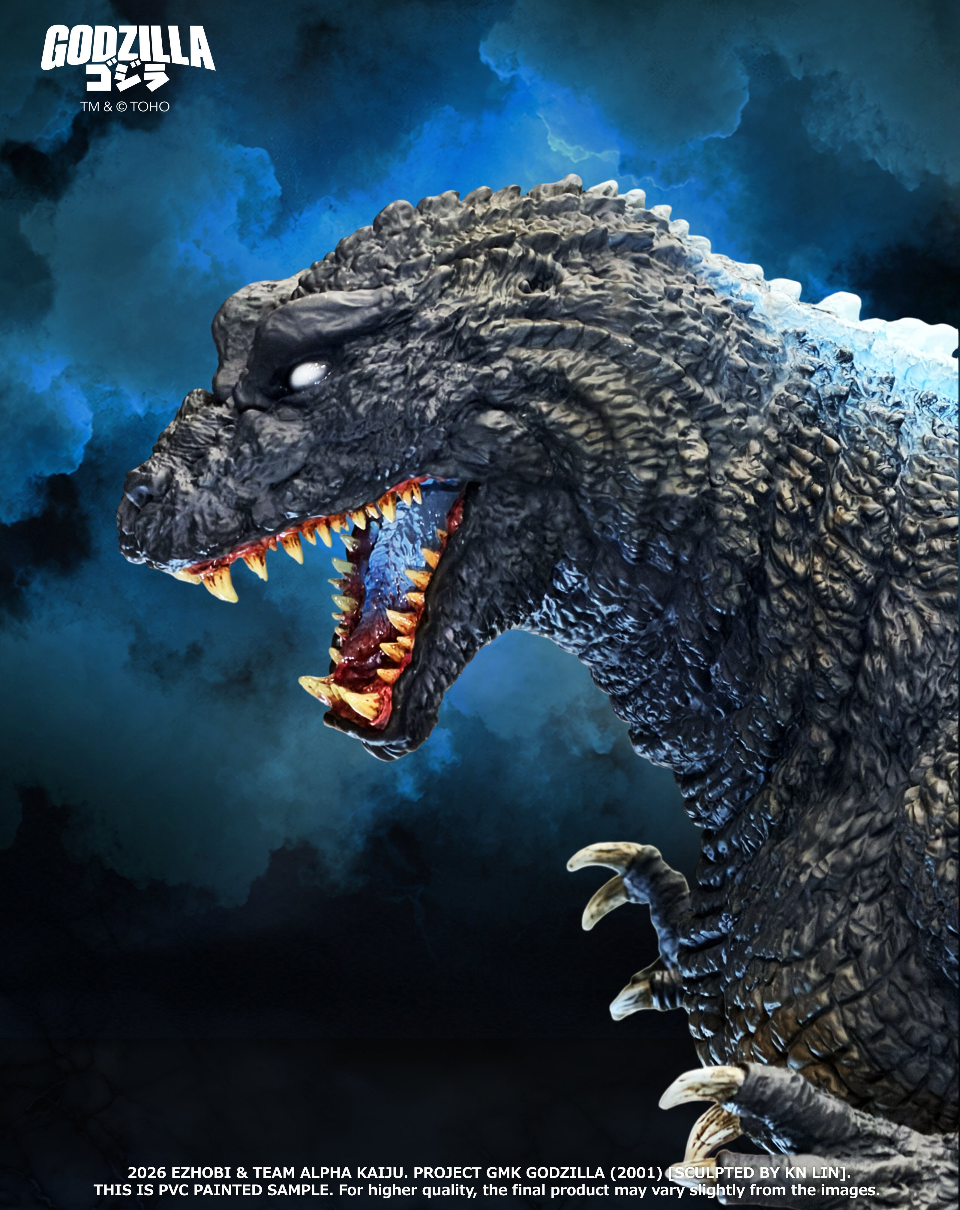 Godzilla, Mothra and King Ghidorah: Giant Monsters All-Out Attack (2001) Alpha Kaiju Series Godzilla (Heat Ray Ver.) Limited Edition Statue With Bonus Gallery Image 11