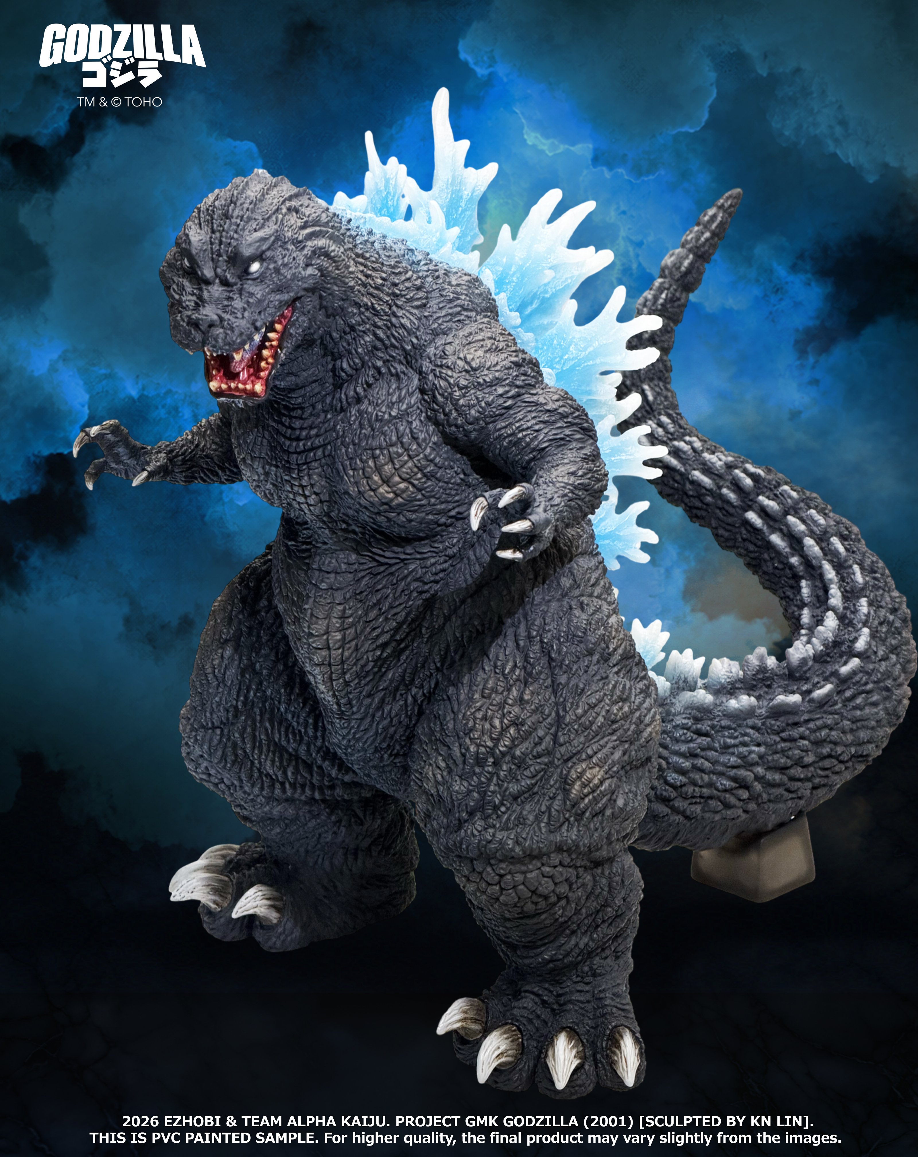 Godzilla, Mothra and King Ghidorah: Giant Monsters All-Out Attack (2001) Alpha Kaiju Series Godzilla (Heat Ray Ver.) Limited Edition Statue With Bonus Gallery Image 7