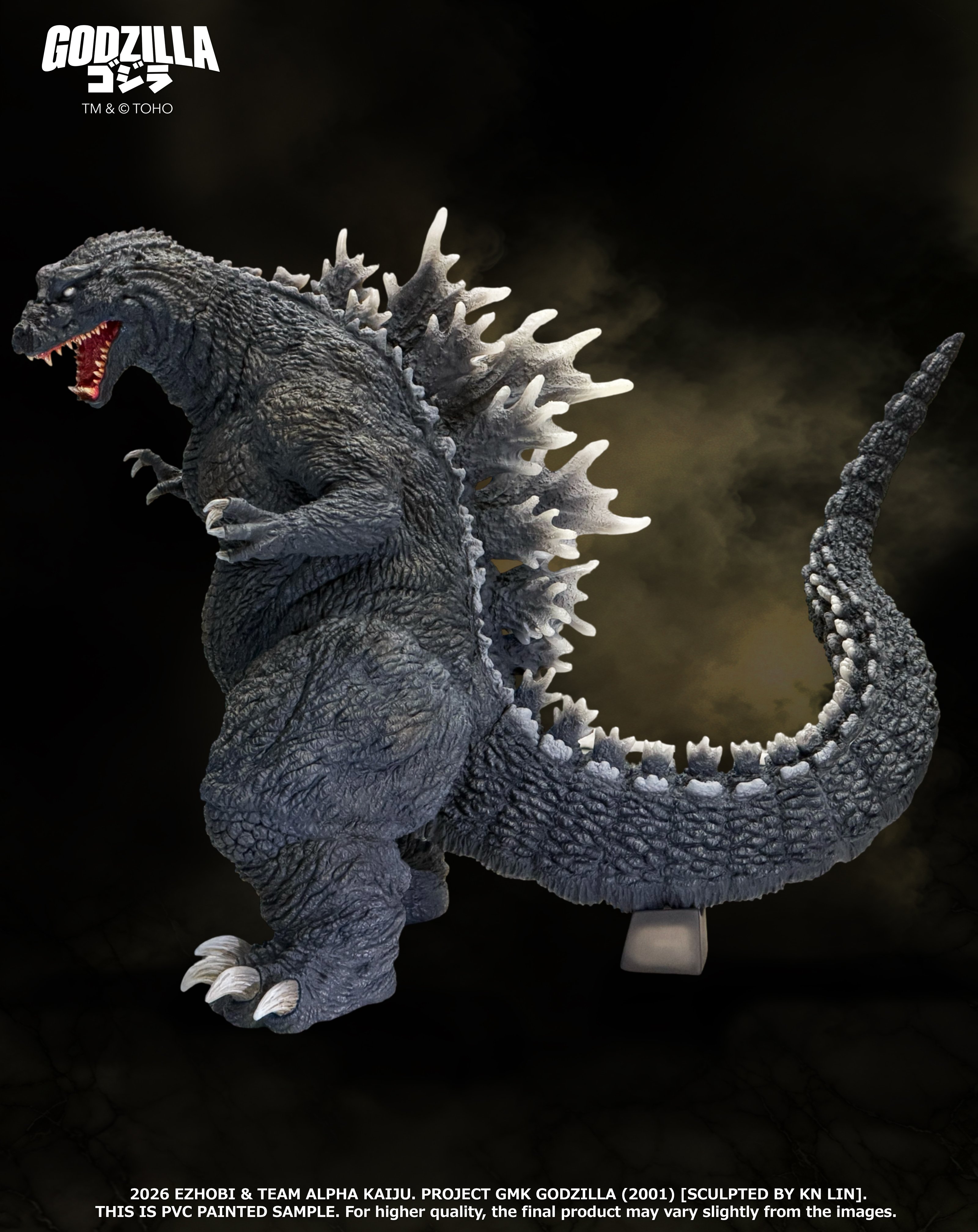 Godzilla, Mothra and King Ghidorah: Giant Monsters All-Out Attack (2001) Alpha Kaiju Series Godzilla (DX Ver.) Limited Edition Statue Gallery Image 14