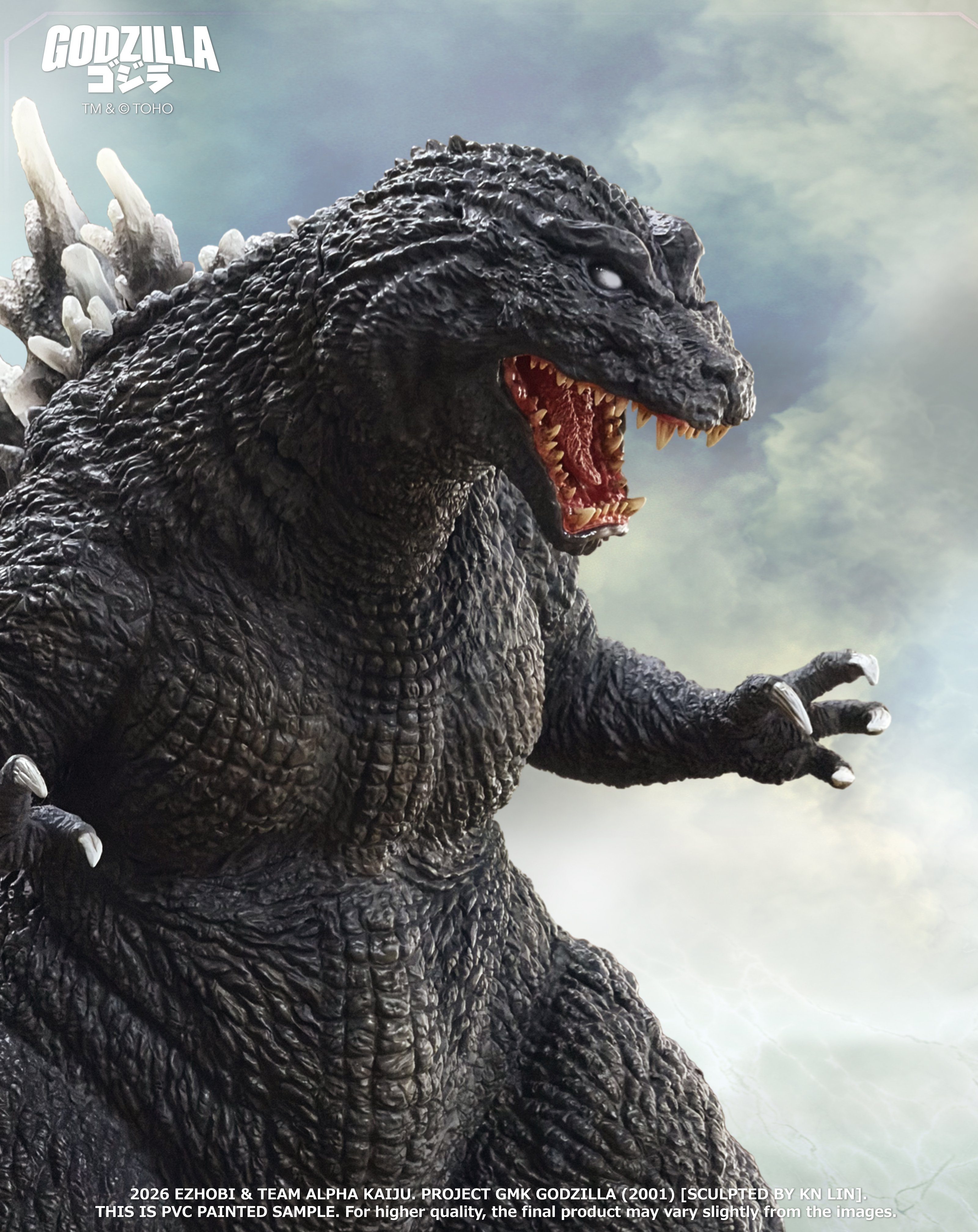 Godzilla, Mothra and King Ghidorah: Giant Monsters All-Out Attack (2001) Alpha Kaiju Series Godzilla (DX Ver.) Limited Edition Statue Gallery Image 10
