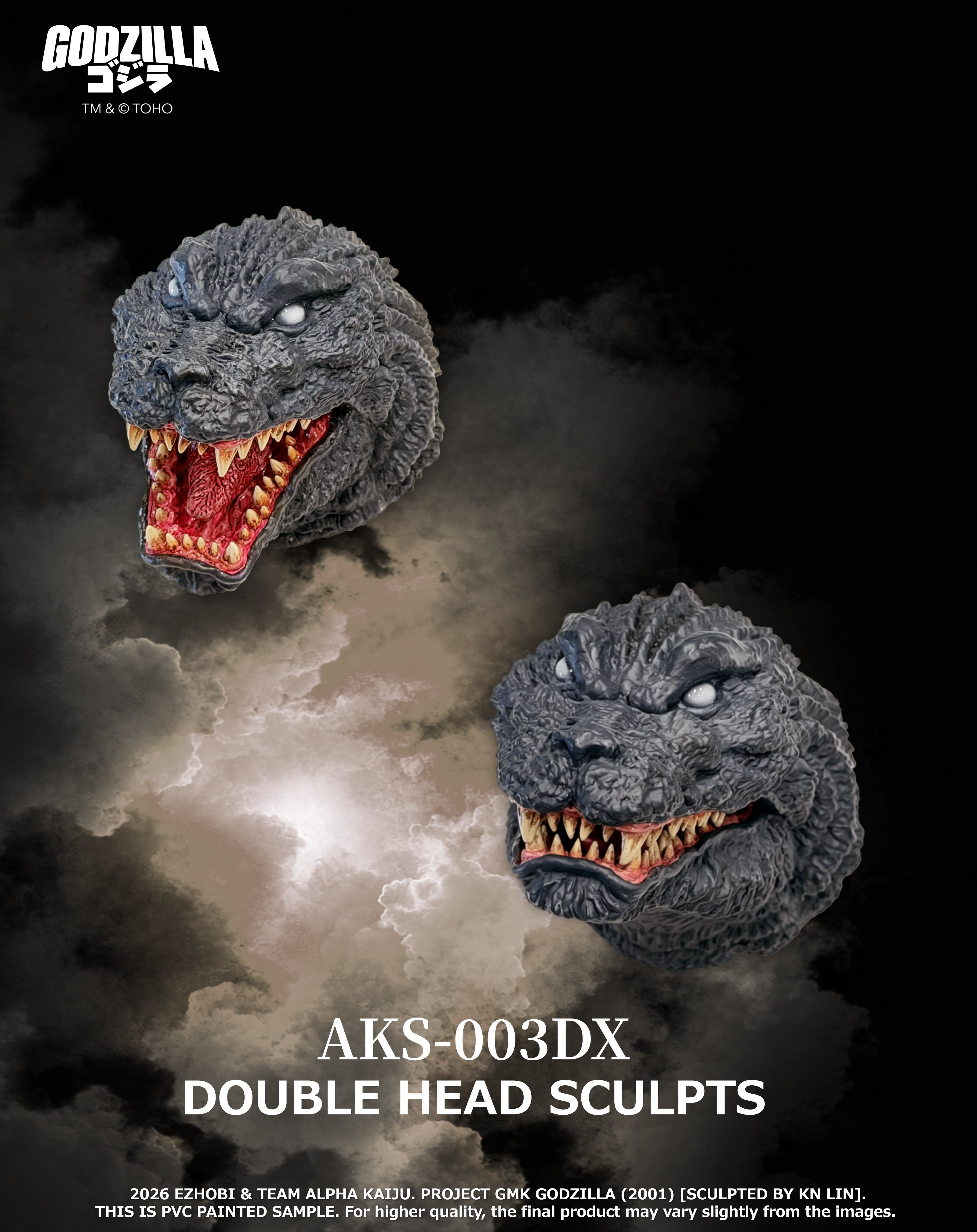 Godzilla, Mothra and King Ghidorah: Giant Monsters All-Out Attack (2001) Alpha Kaiju Series Godzilla (DX Ver.) Limited Edition Statue Gallery Image 13