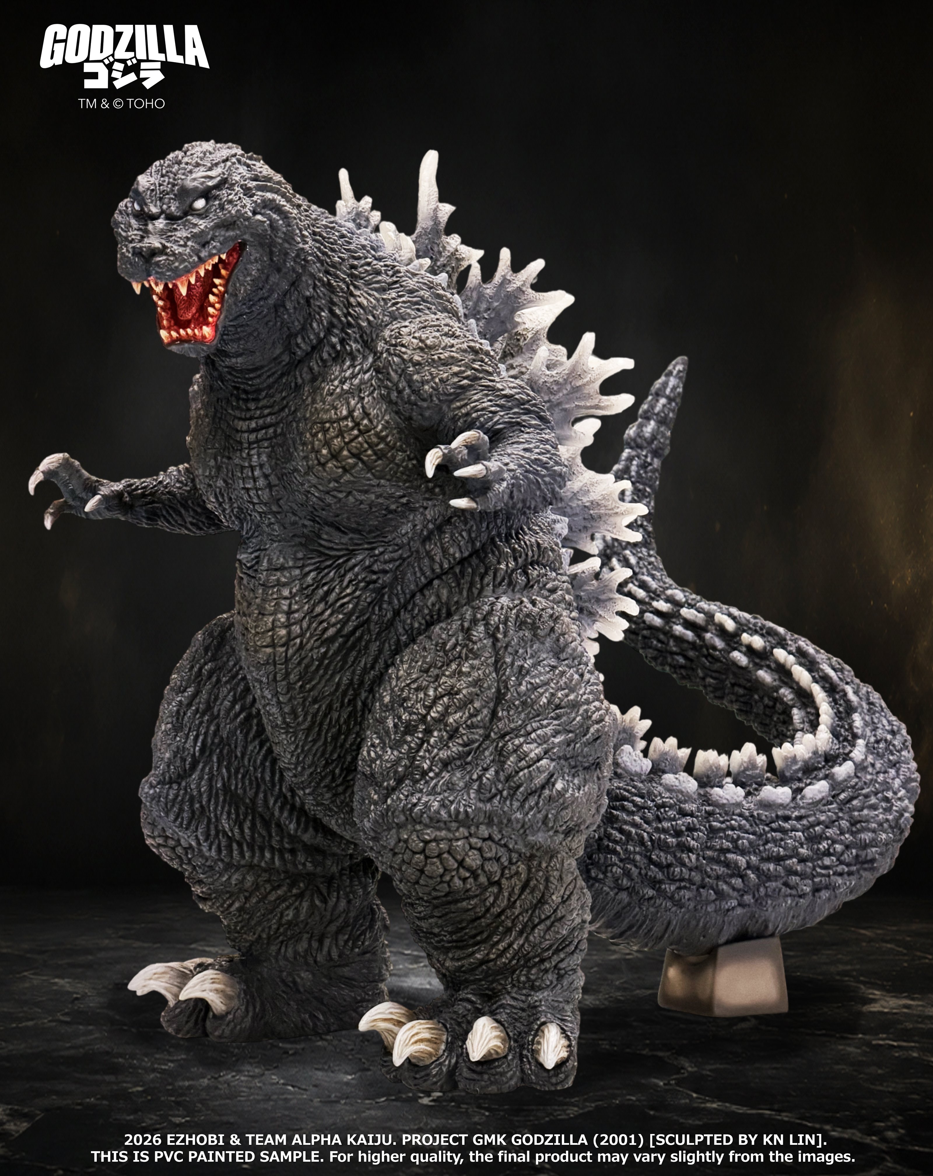 Godzilla, Mothra and King Ghidorah: Giant Monsters All-Out Attack (2001) Alpha Kaiju Series Godzilla (DX Ver.) Limited Edition Statue Gallery Image 4