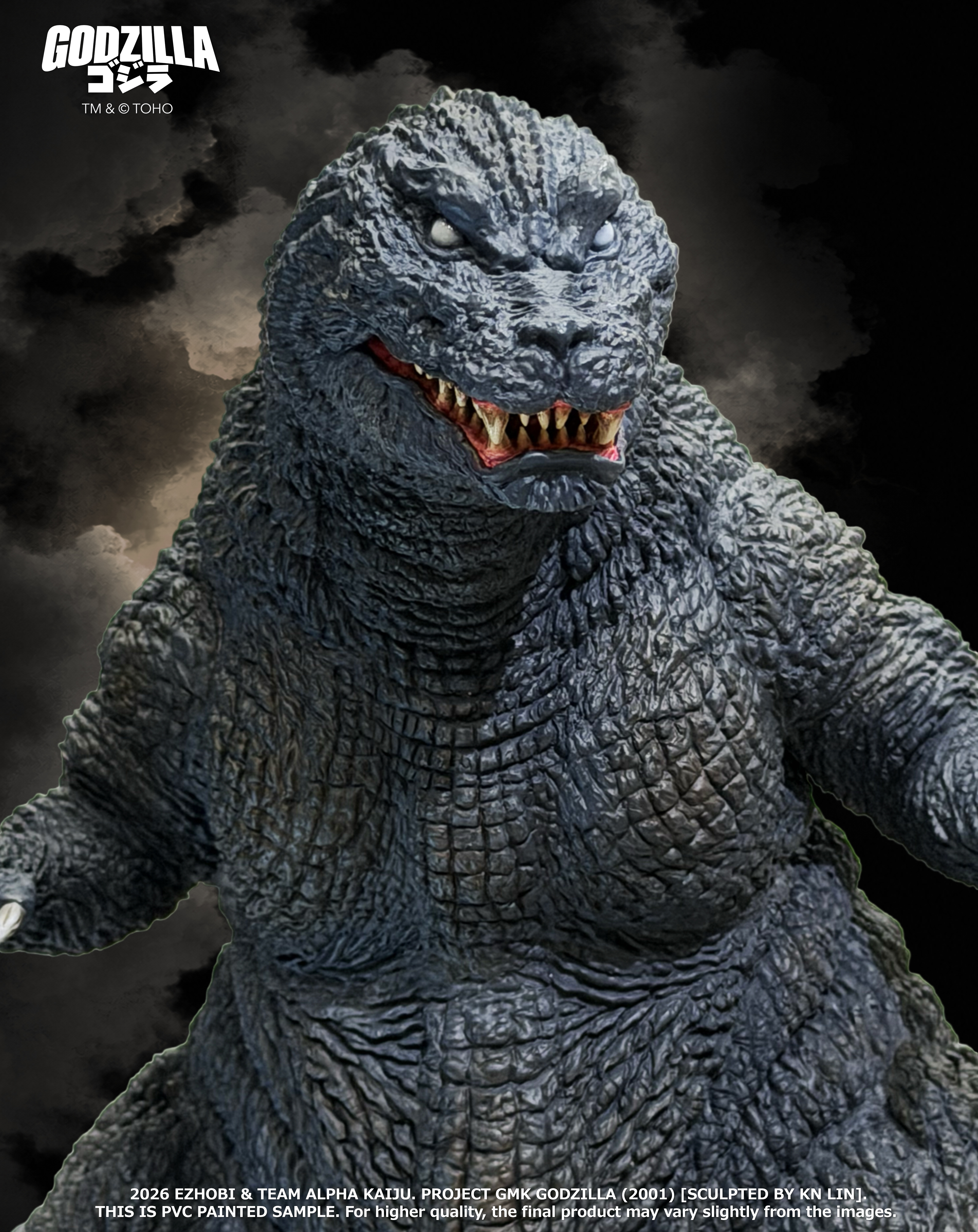 Godzilla, Mothra and King Ghidorah: Giant Monsters All-Out Attack (2001) Alpha Kaiju Series Godzilla (DX Ver.) Limited Edition Statue Gallery Image 5