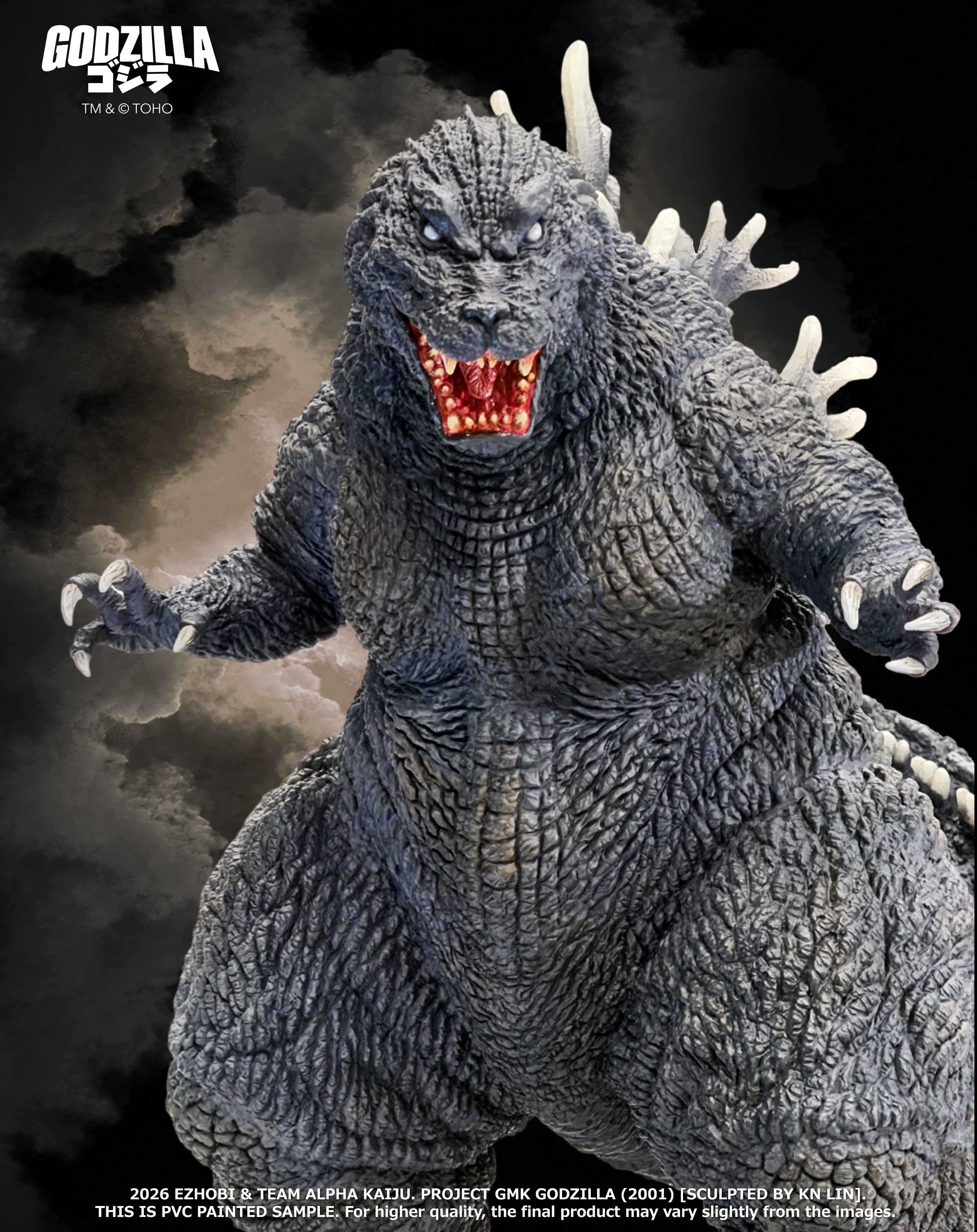 Godzilla, Mothra and King Ghidorah: Giant Monsters All-Out Attack (2001) Alpha Kaiju Series Godzilla (DX Ver.) Limited Edition Statue Gallery Image 7