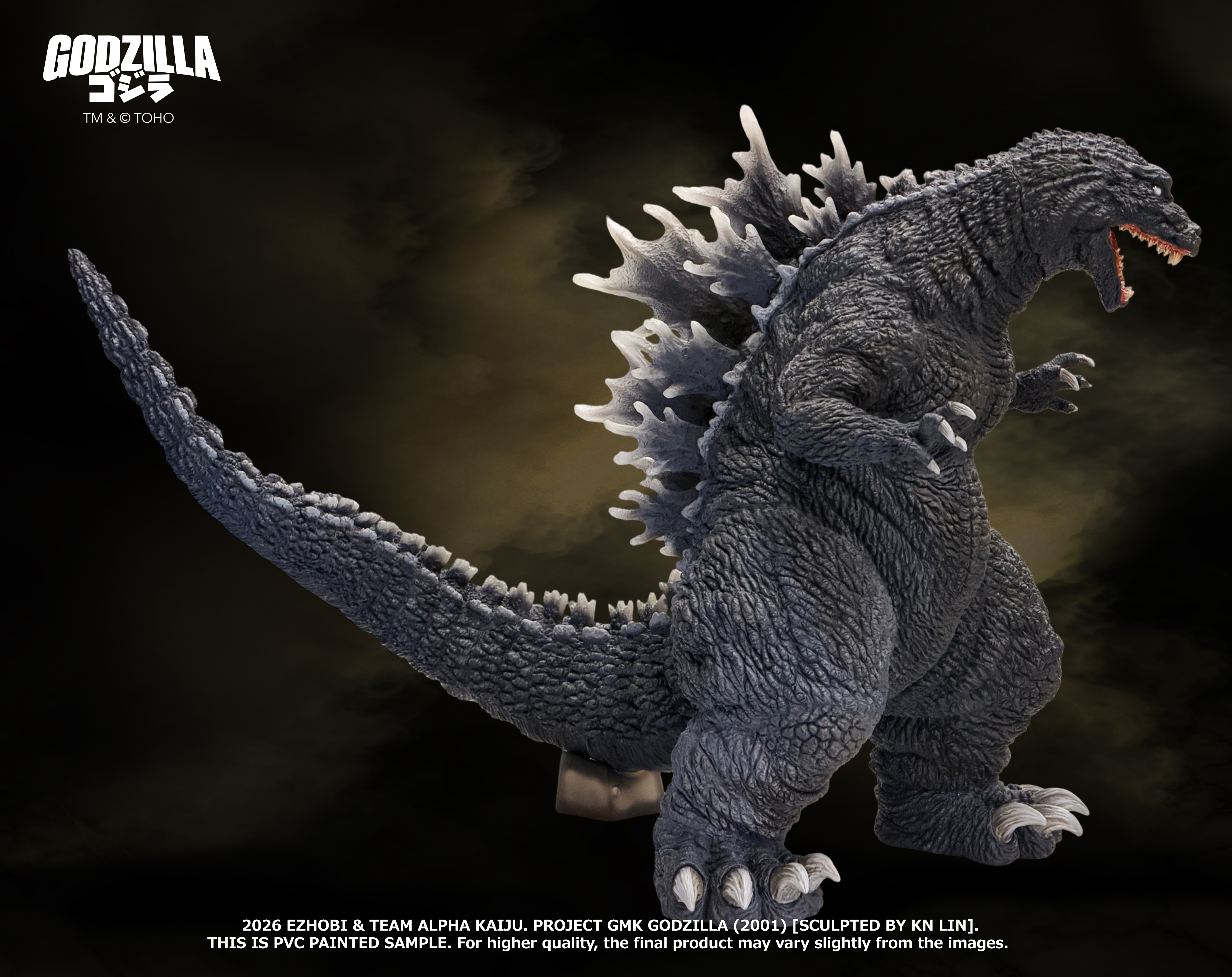 Godzilla, Mothra and King Ghidorah: Giant Monsters All-Out Attack (2001) Alpha Kaiju Series Godzilla (DX Ver.) Limited Edition Statue Gallery Image 12