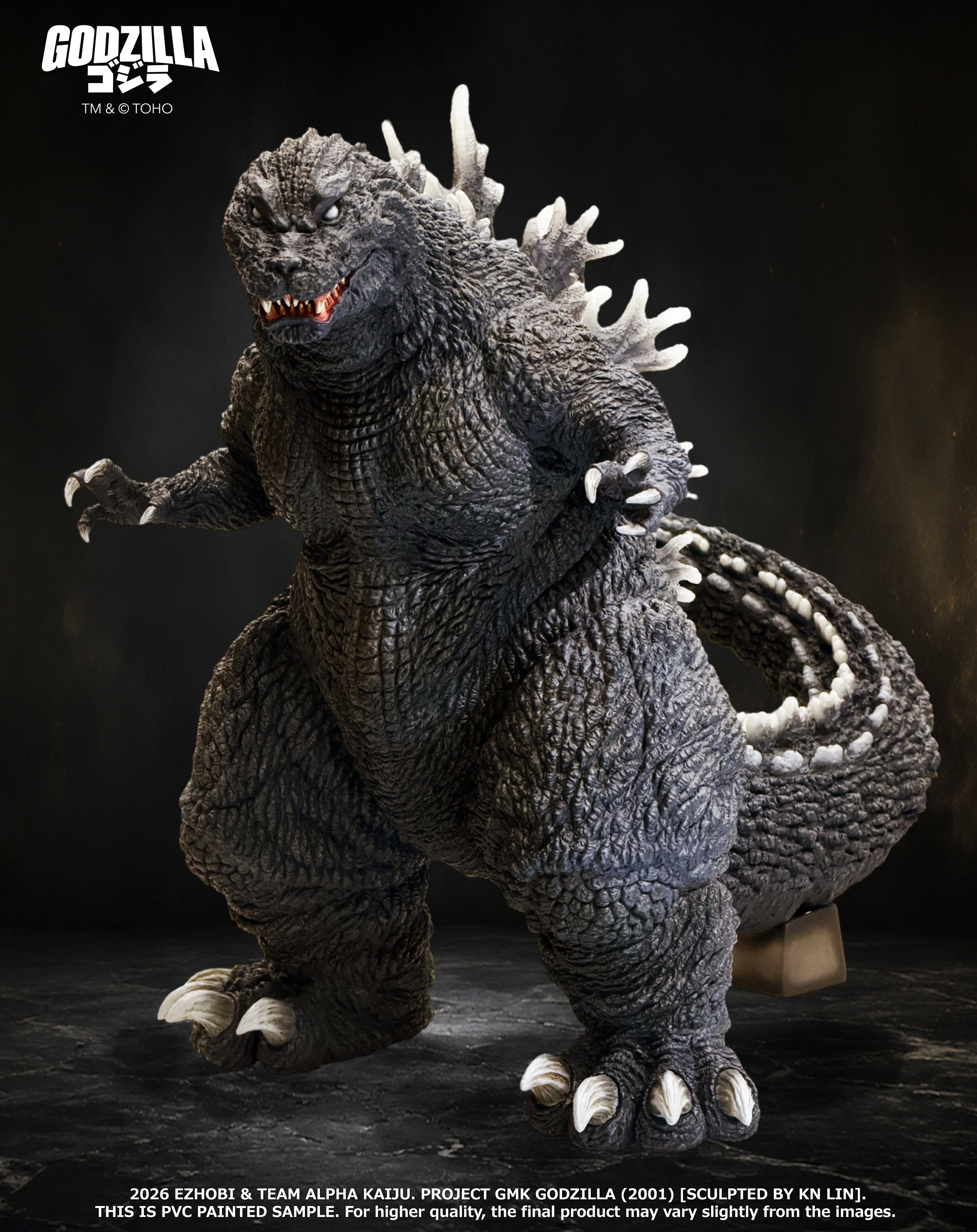 Godzilla, Mothra and King Ghidorah: Giant Monsters All-Out Attack (2001) Alpha Kaiju Series Godzilla (DX Ver.) Limited Edition Statue Gallery Image 3