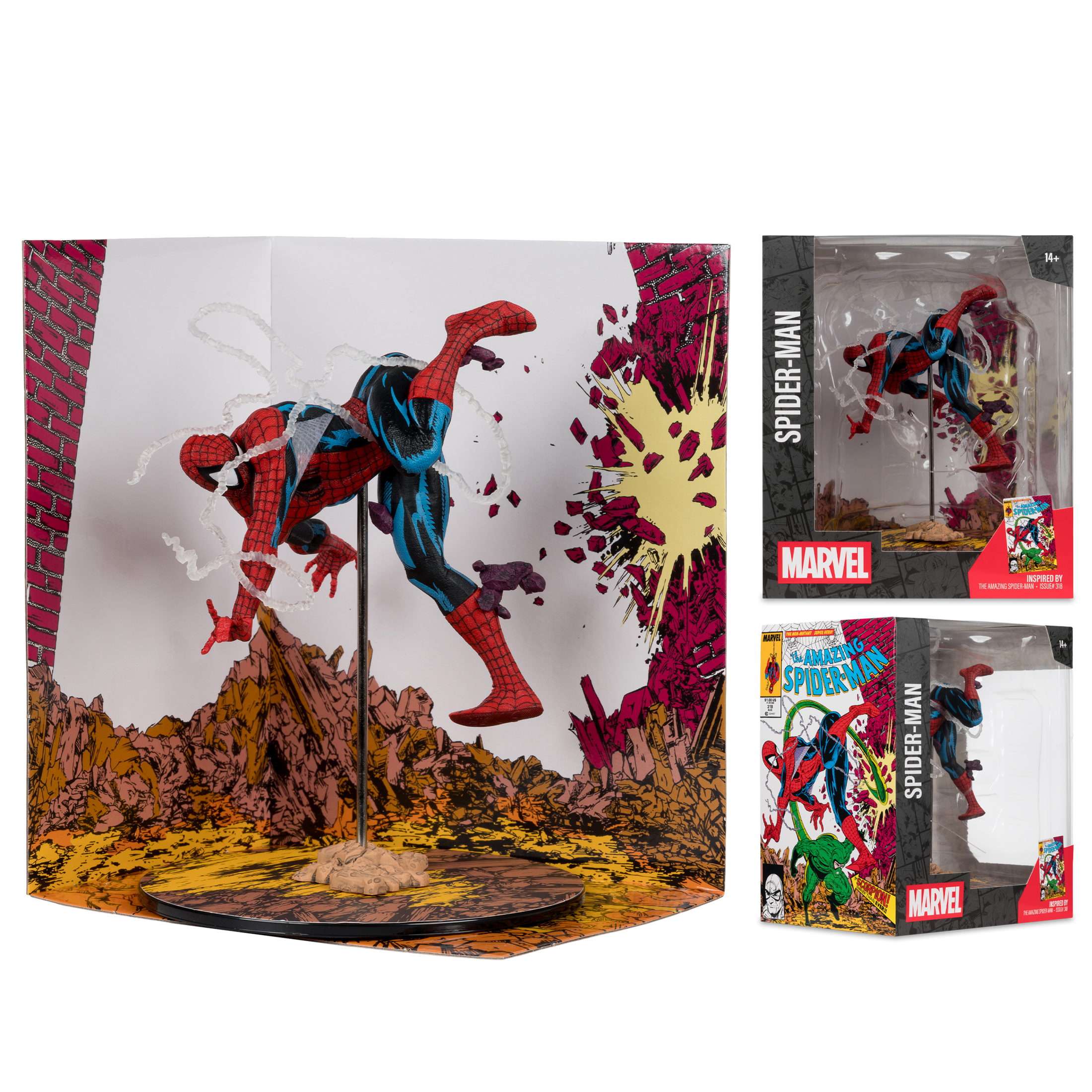 Marvel Comics Spider-Man (Amazing Spider-Man #318) 1/10 Scale Figure Gallery Image 9
