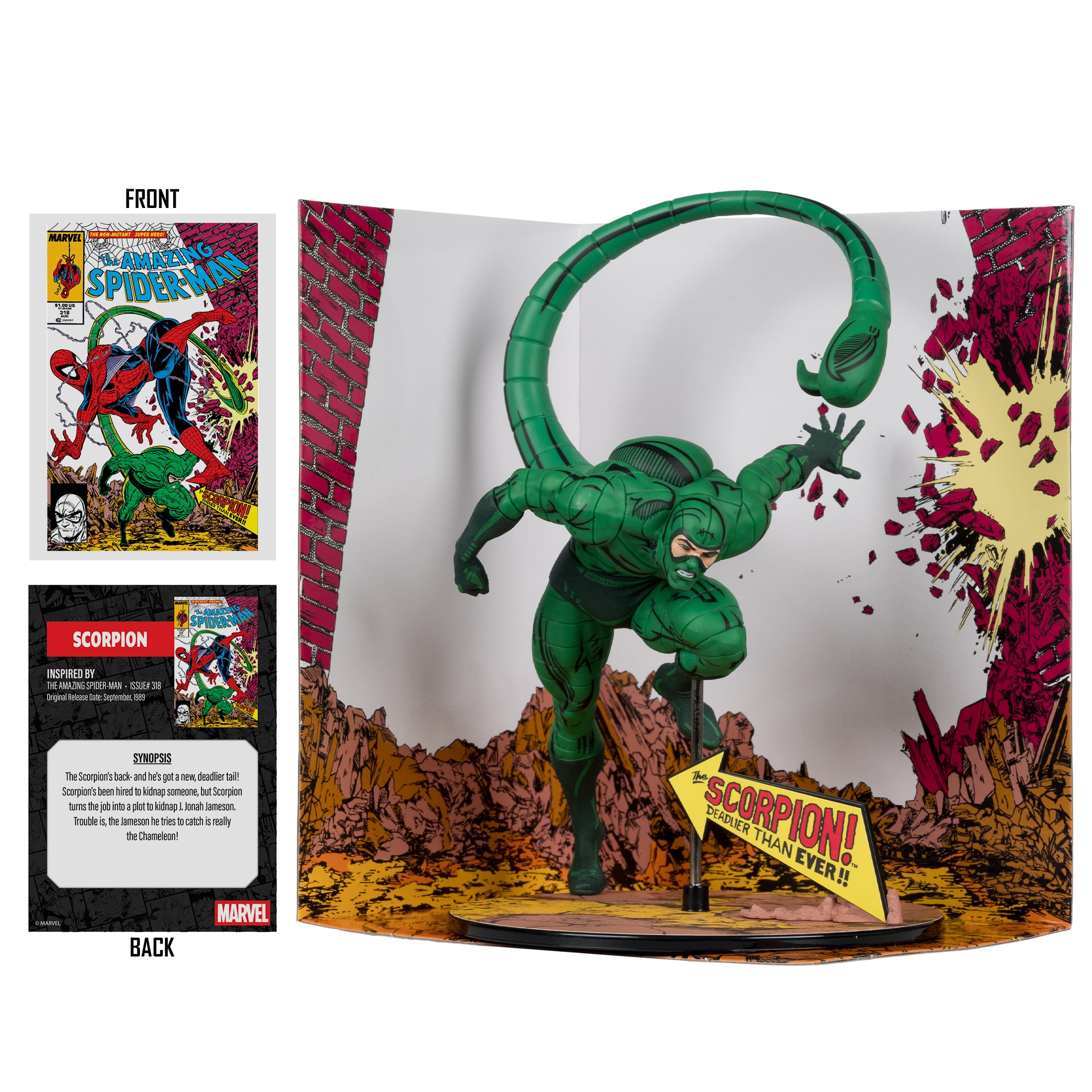 Marvel Comics Scorpion (Amazing Spider-Man #318) 1/10 Scale Figure Gallery Image 8