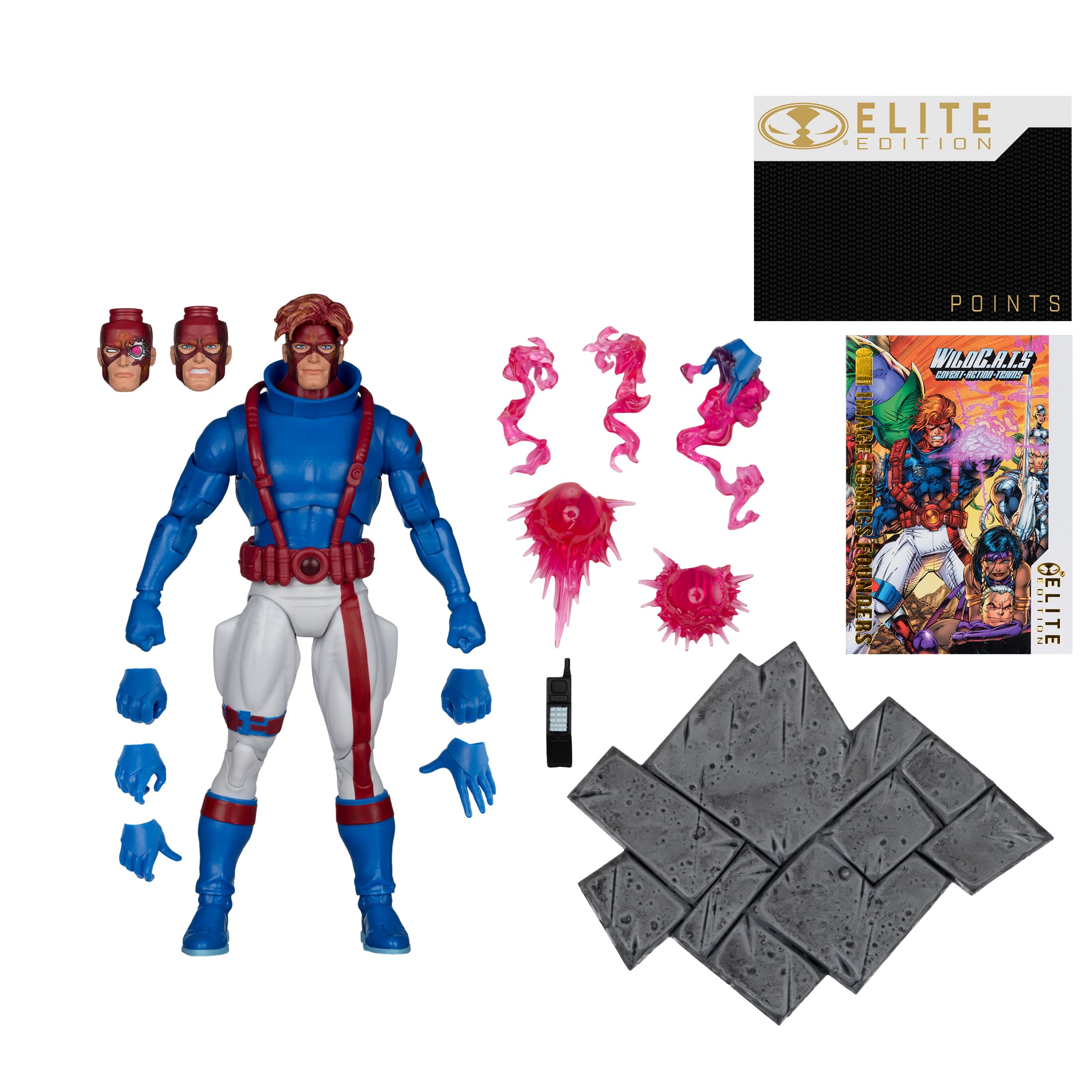 WildC.A.T.s: Covert Action Teams McFarlane Elite Edition Spartan (Image Comics Founders Series) Action Figure Gallery Image 9
