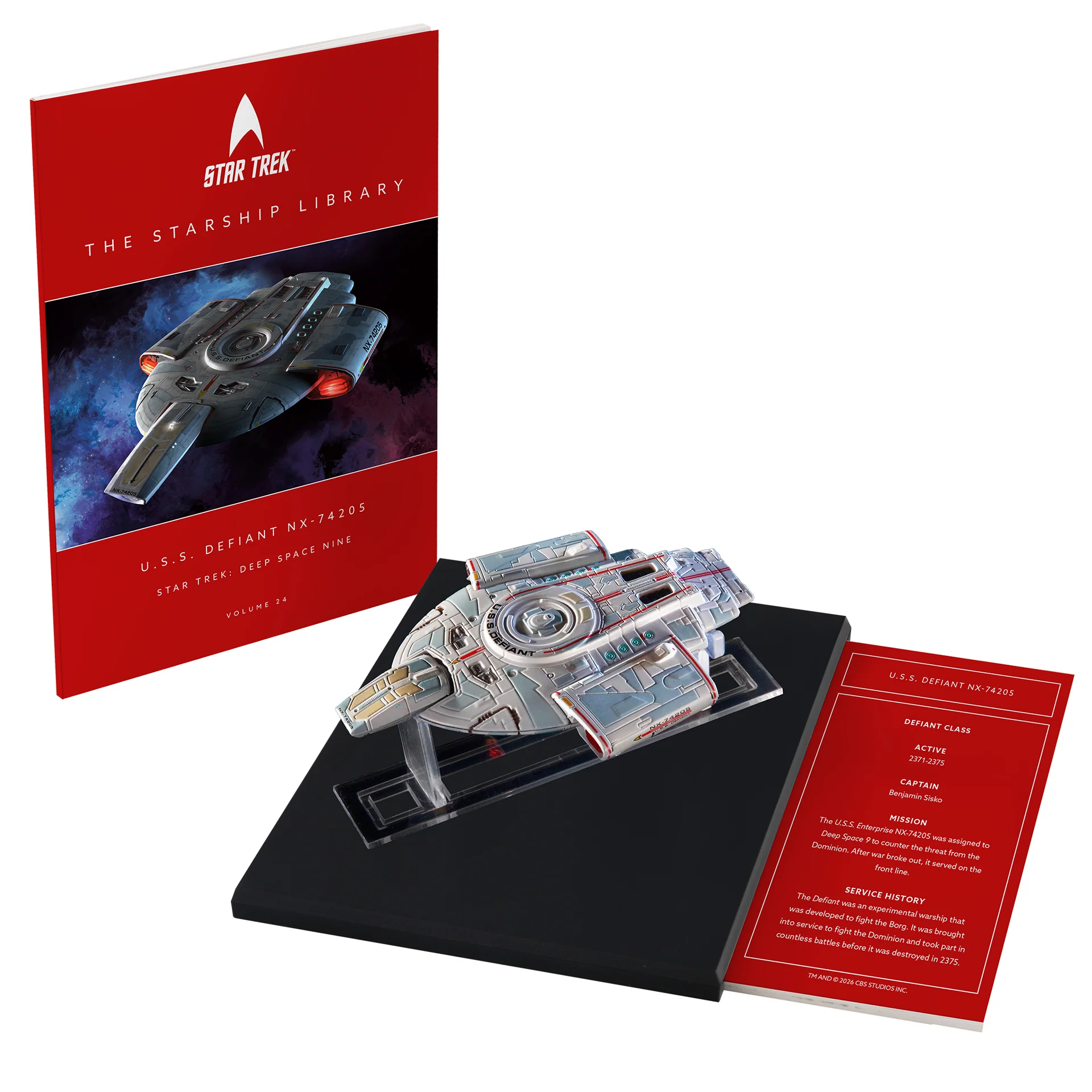 ミユ Star Trek: Deep Space 9 The Starship Library USS Defiant NCC-74205