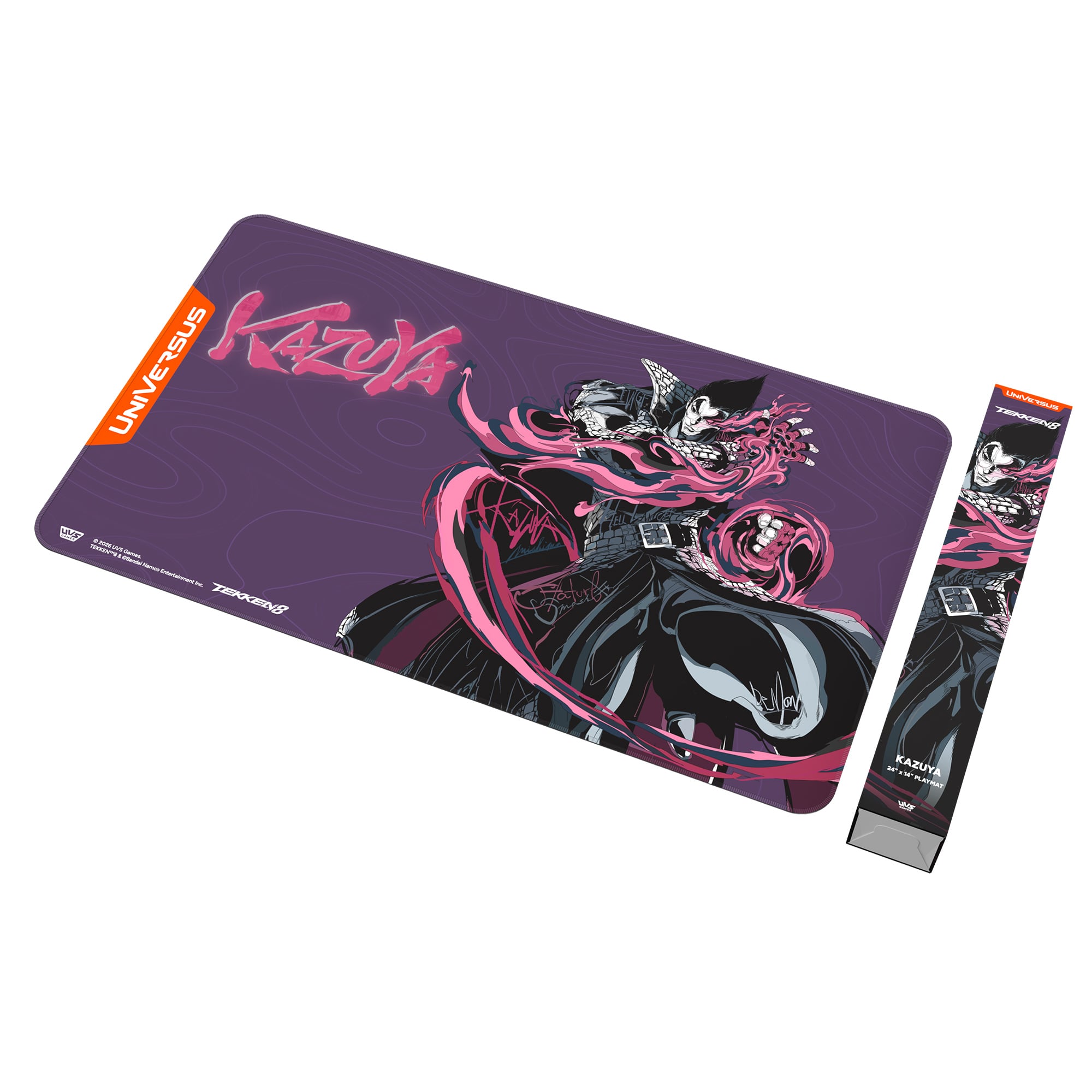 鉄拳　TEKKEN 8 プレイマット Tekken 8 UniVersus Kazuya Mishima Playmat