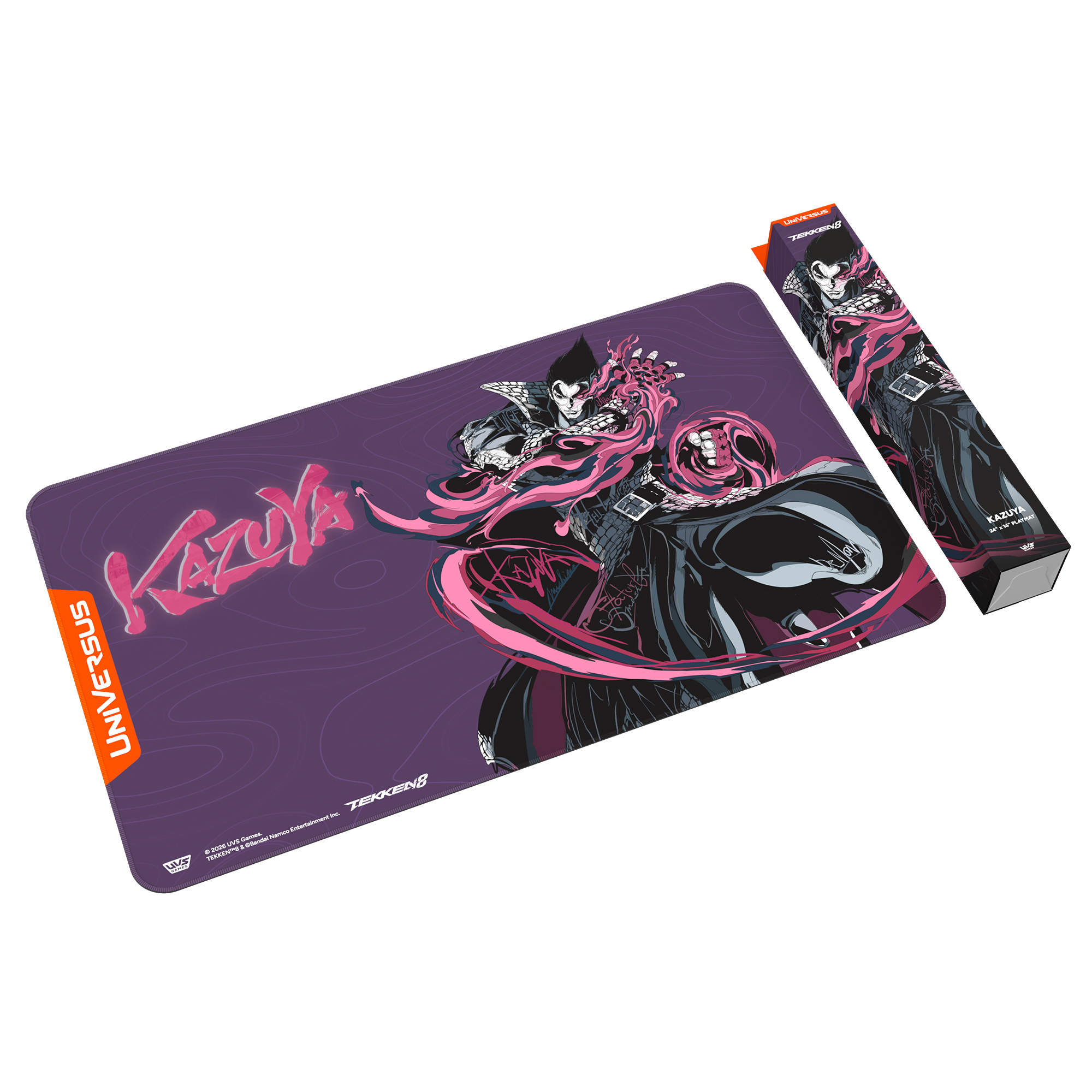 鉄拳　TEKKEN 8 プレイマット Tekken 8 UniVersus Kazuya Mishima Playmat
