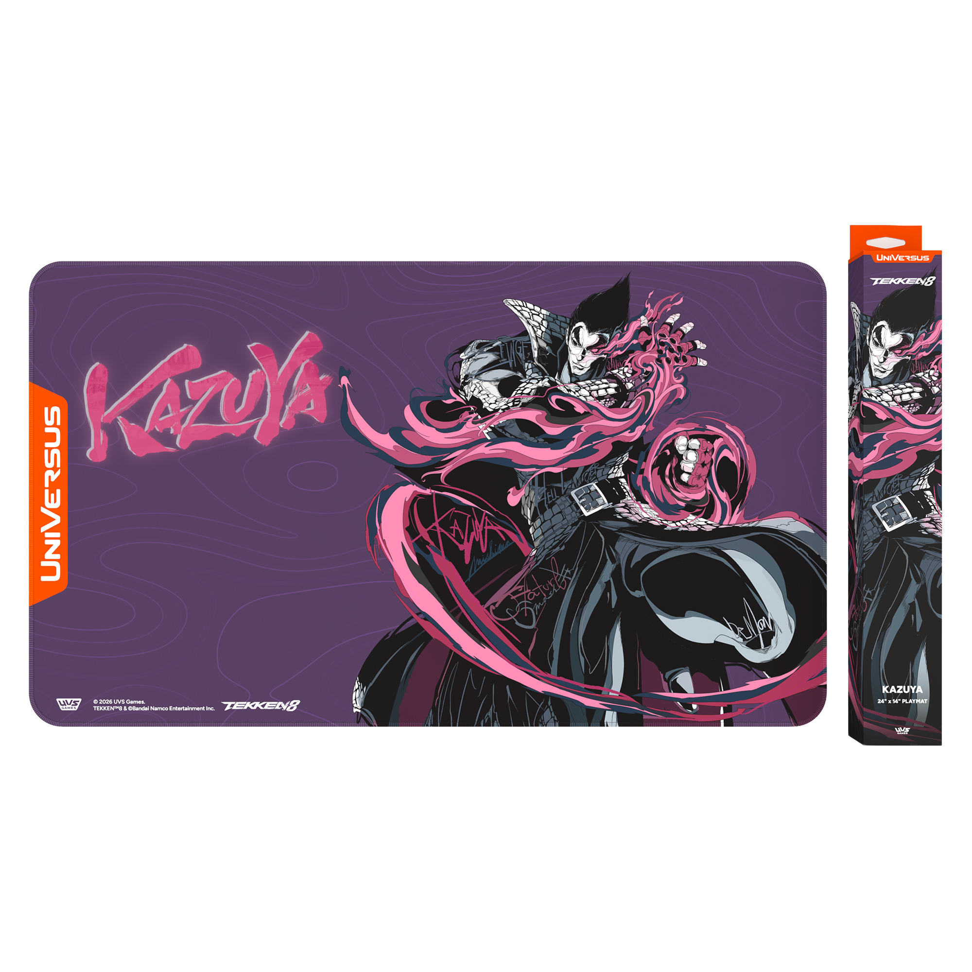 Tekken 8 UniVersus Kazuya Mishima Playmat