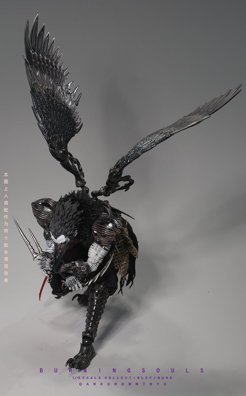 ハーロック　DEATH SHADOW フィギュア Burning Souls Shadow Collective Deathwing (Ver. A) 1/12 Scale