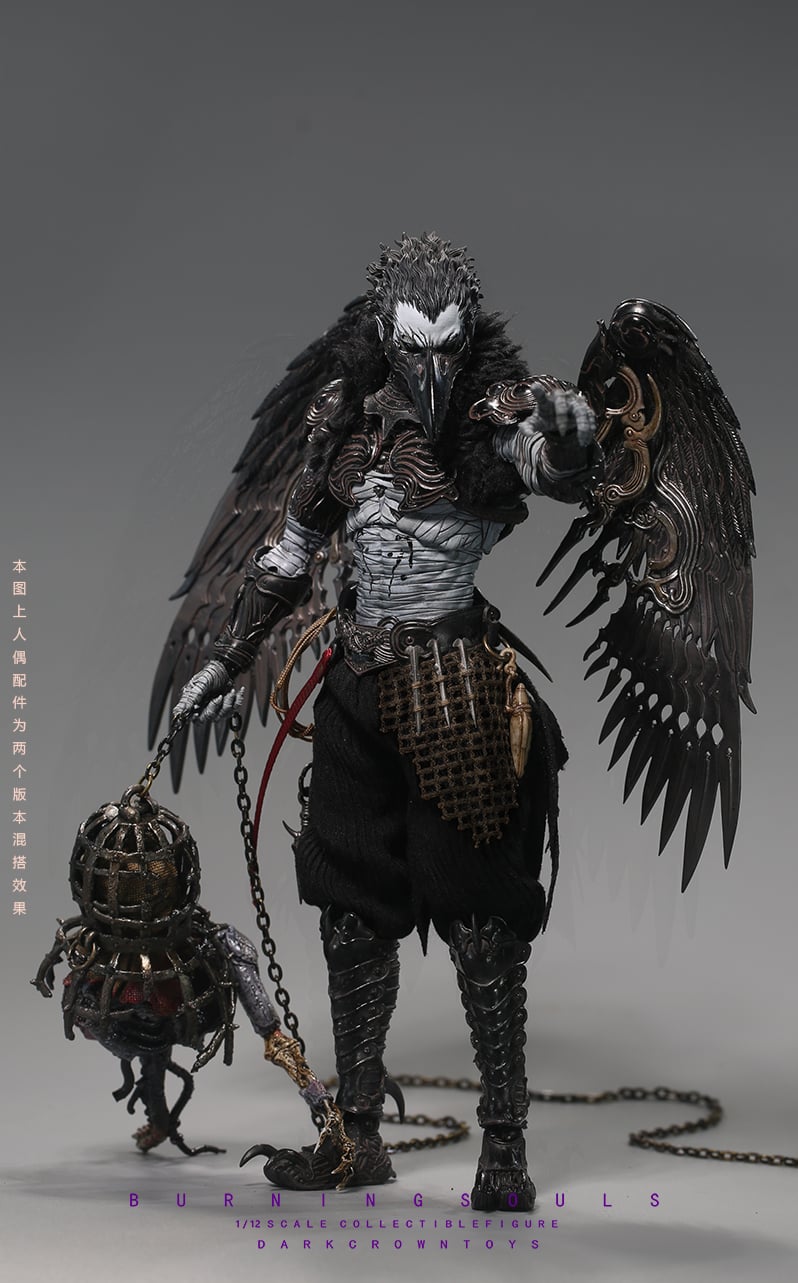 ハーロック　DEATH SHADOW フィギュア Burning Souls Shadow Collective Deathwing (Ver. A) 1/12 Scale