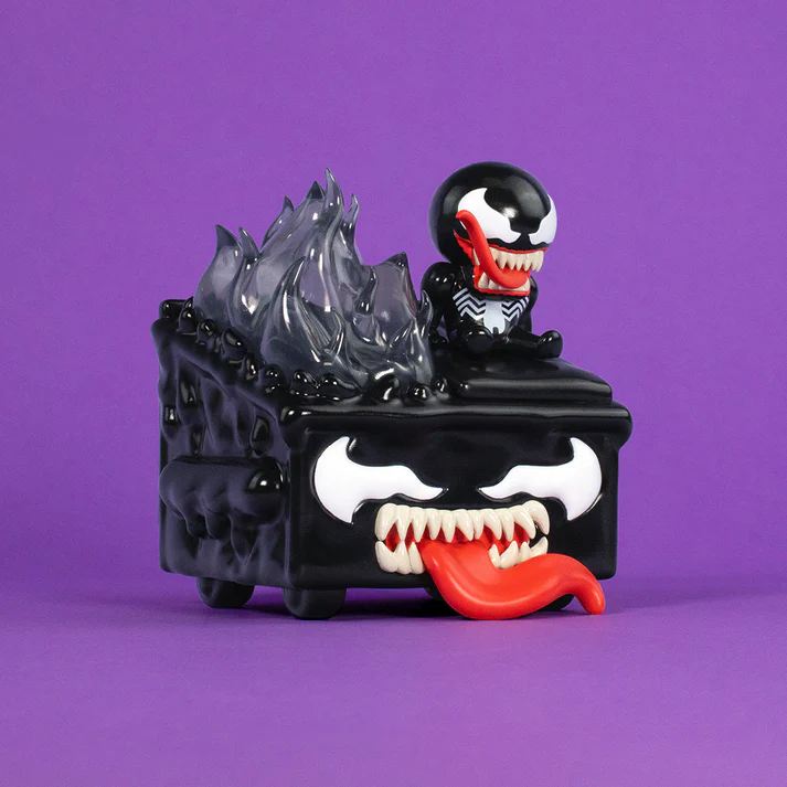 Marvel Venom Dumpster Fire Vinyl Figure Gallery Image 5