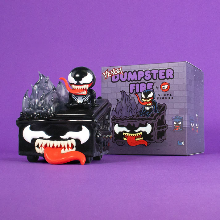 Marvel Venom Dumpster Fire Vinyl Figure Gallery Image 12