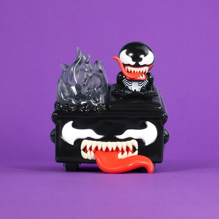 Marvel Venom Dumpster Fire Vinyl Figure Gallery Image 4