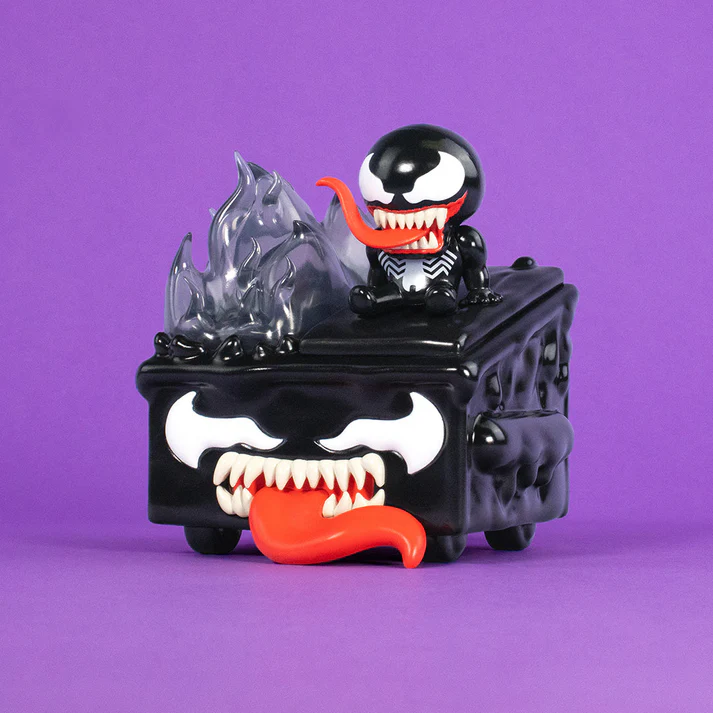 Marvel Venom Dumpster Fire Vinyl Figure Gallery Image 3