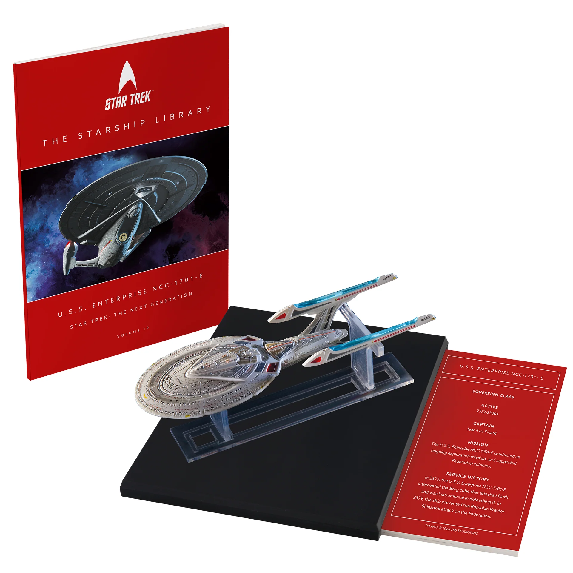 バンダイ スタートレックNCC-1701-E Star Trek: The Next Generation The Starship Library USS Enterprise
