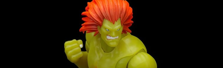 Image of Ultra Street Fighter II: The Final Challengers Blanka (Glow in the Dark) 1/12 Scale Exclusive Action Figure
