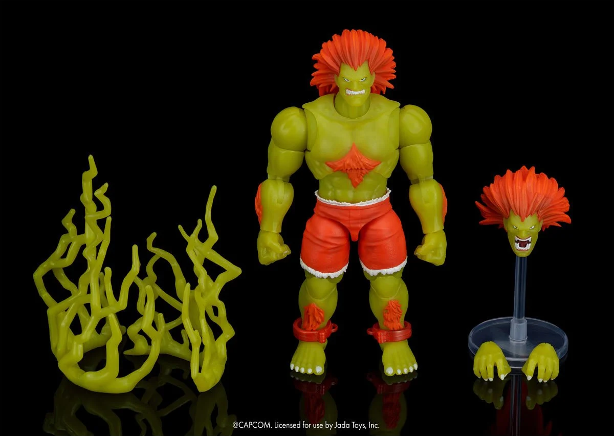 Ultra Street Fighter II: The Final Challengers Blanka (Glow in the Dark) 1/12 Scale Exclusive Action Figure Gallery Image 9