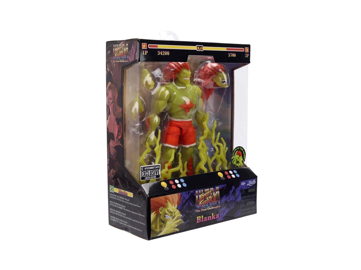 Ultra Street Fighter II: The Final Challengers Blanka (Glow in the Dark) 1/12 Scale Exclusive Action Figure Gallery Image 11