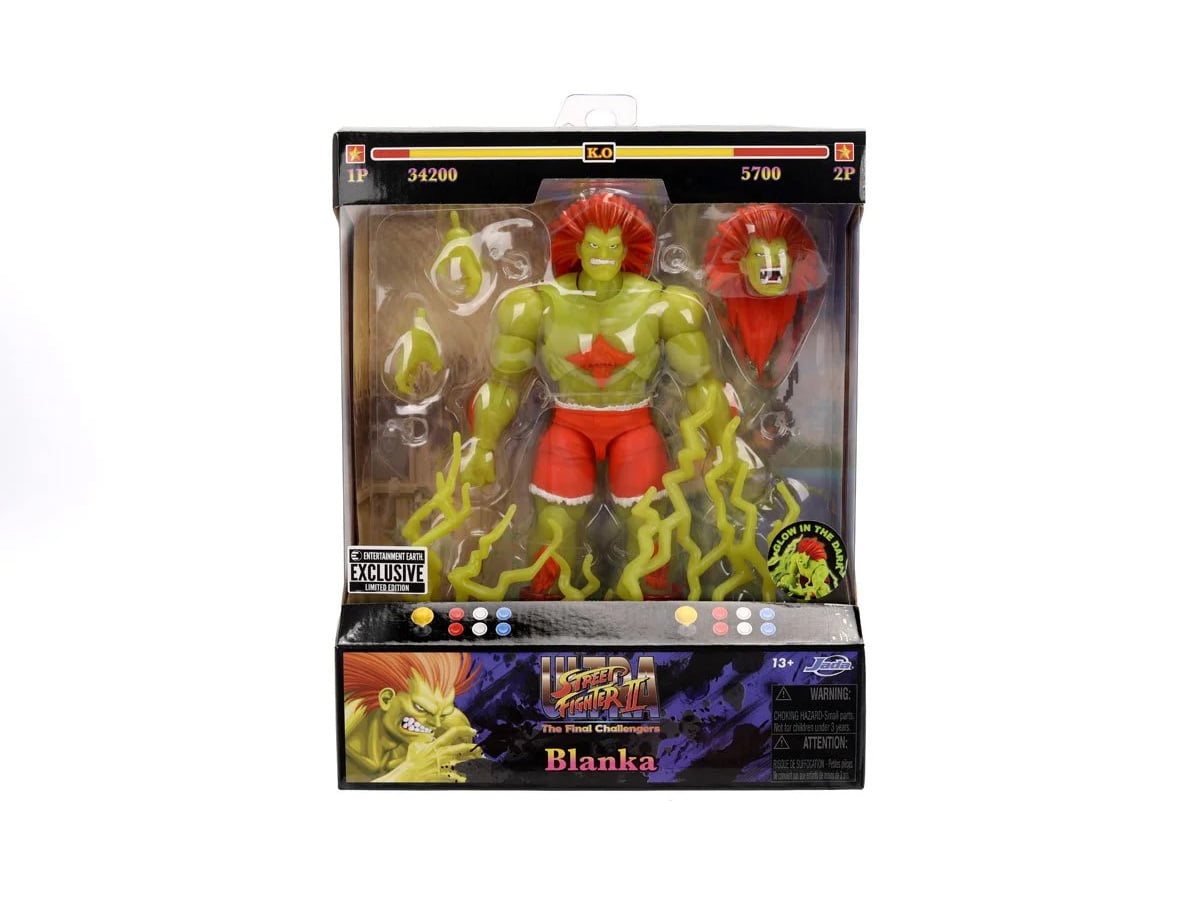 Ultra Street Fighter II: The Final Challengers Blanka (Glow in the Dark) 1/12 Scale Exclusive Action Figure Gallery Image 10