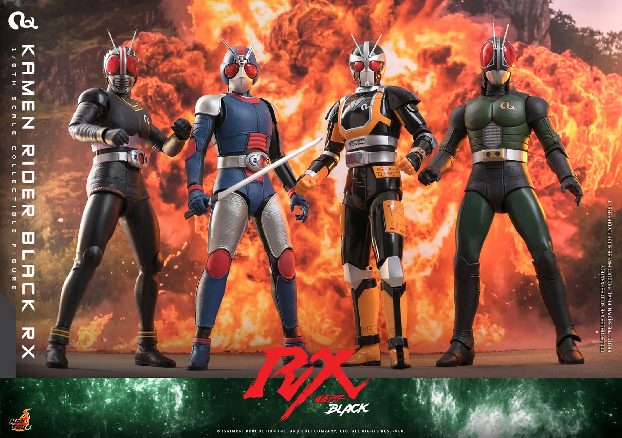 Kamen Rider Black RX TMS179 Kamen Rider Black RX 1/6th Scale Collectible Figure Gallery Image 22
