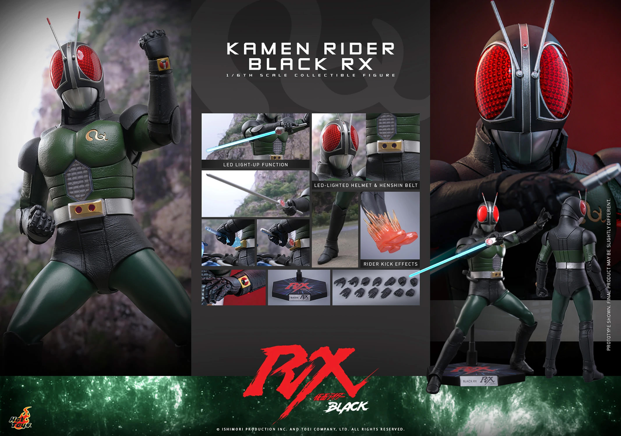 Kamen Rider Black RX TMS179 Kamen Rider Black RX 1/6th Scale Collectible Figure Gallery Image 27
