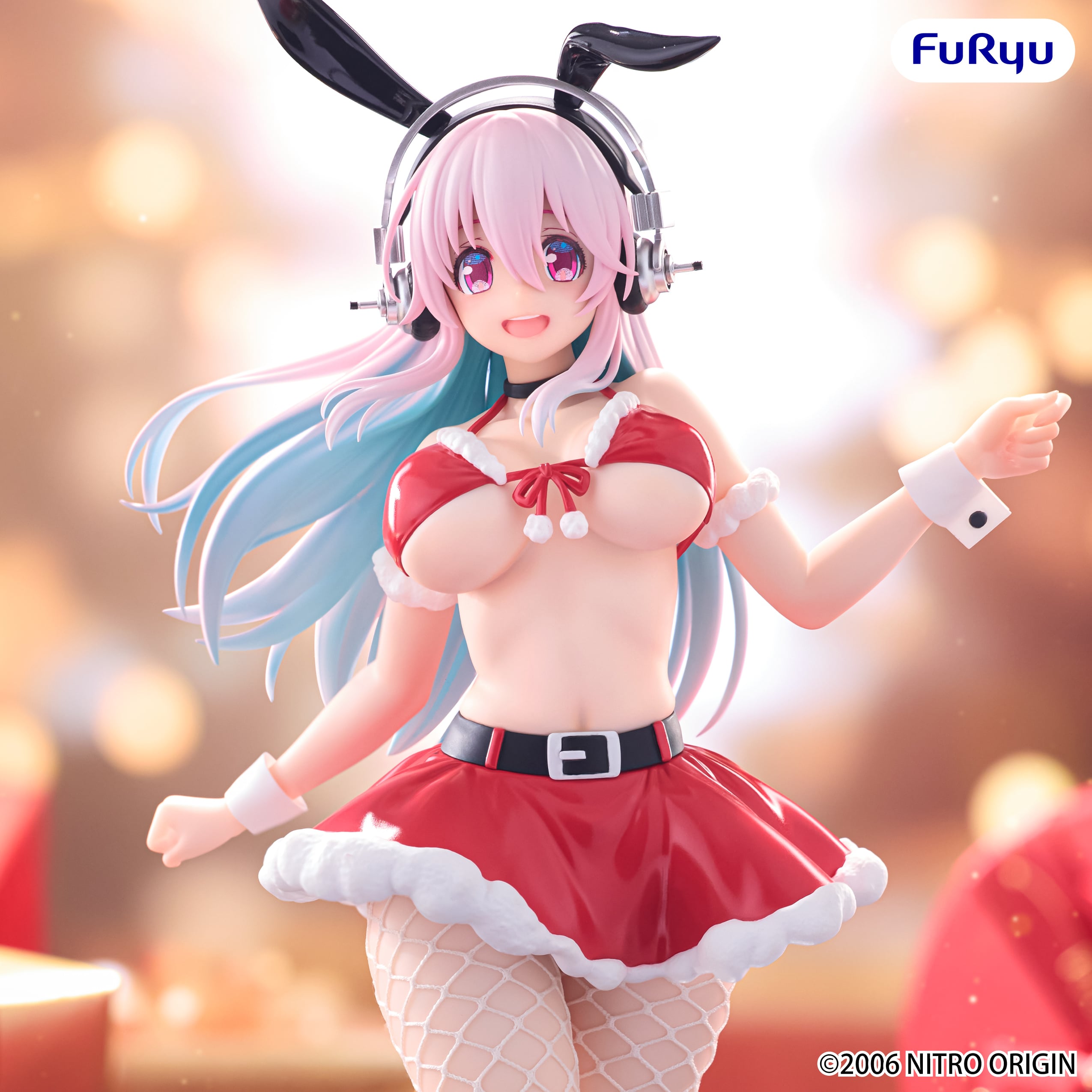 Nitroplus BiCute Bunnies Super Sonico (Santa Ver.) Figure Gallery Image 6