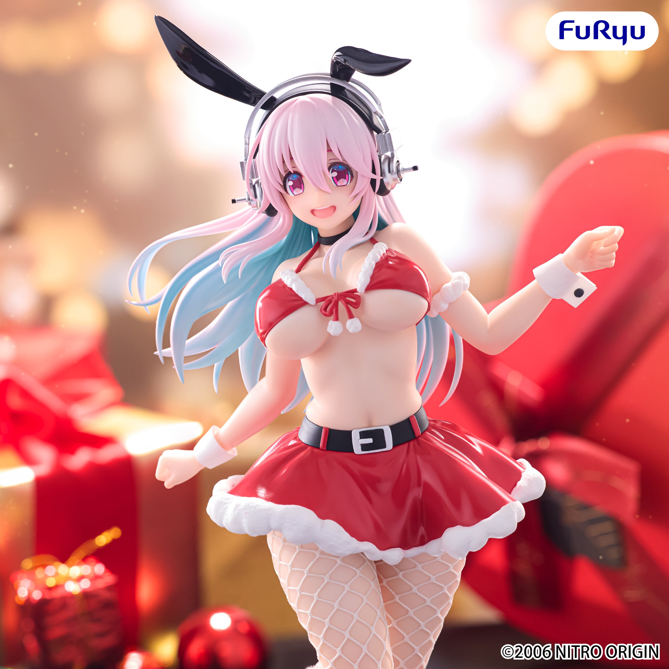 Nitroplus BiCute Bunnies Super Sonico (Santa Ver.) Figure Gallery Image 5