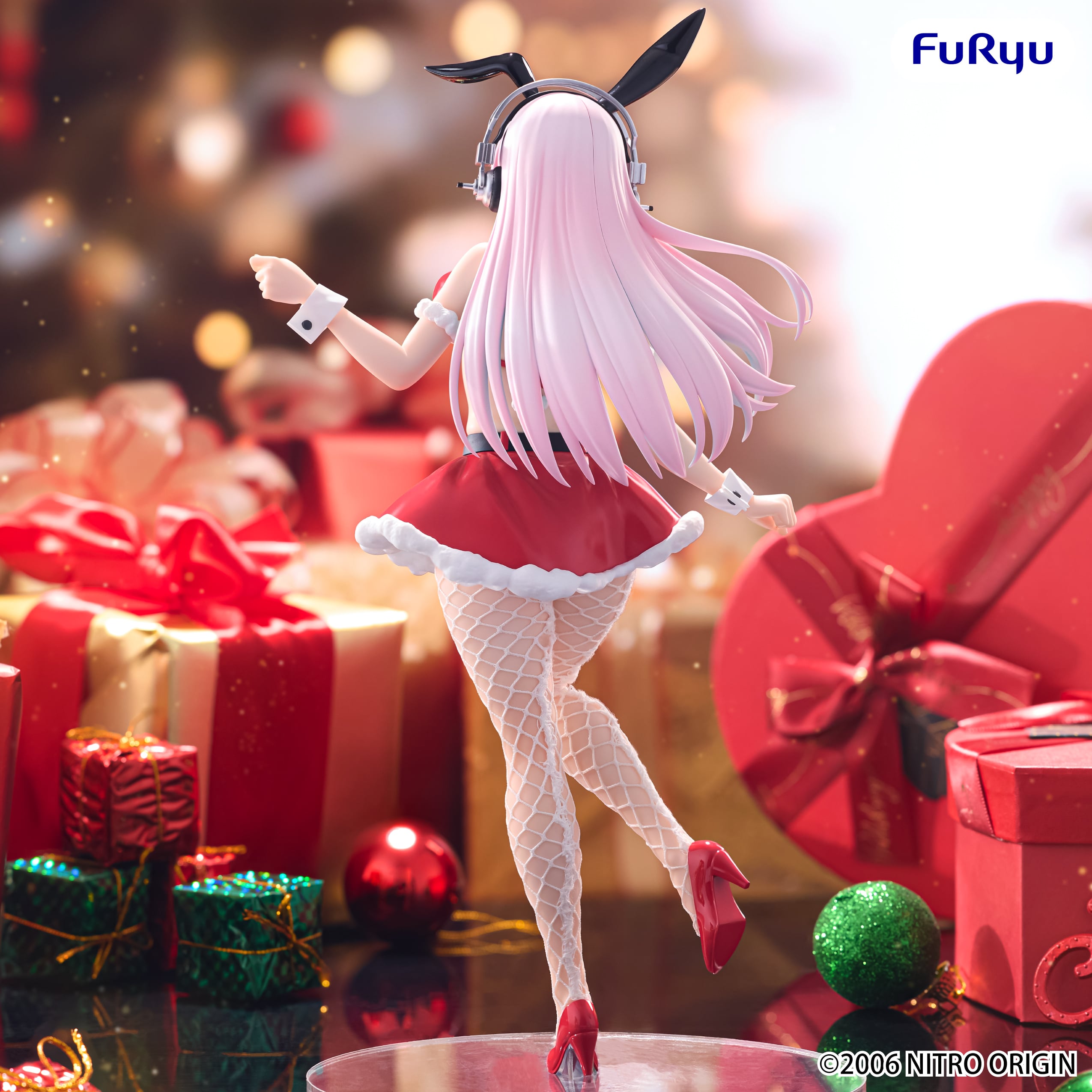 Nitroplus BiCute Bunnies Super Sonico (Santa Ver.) Figure Gallery Image 4