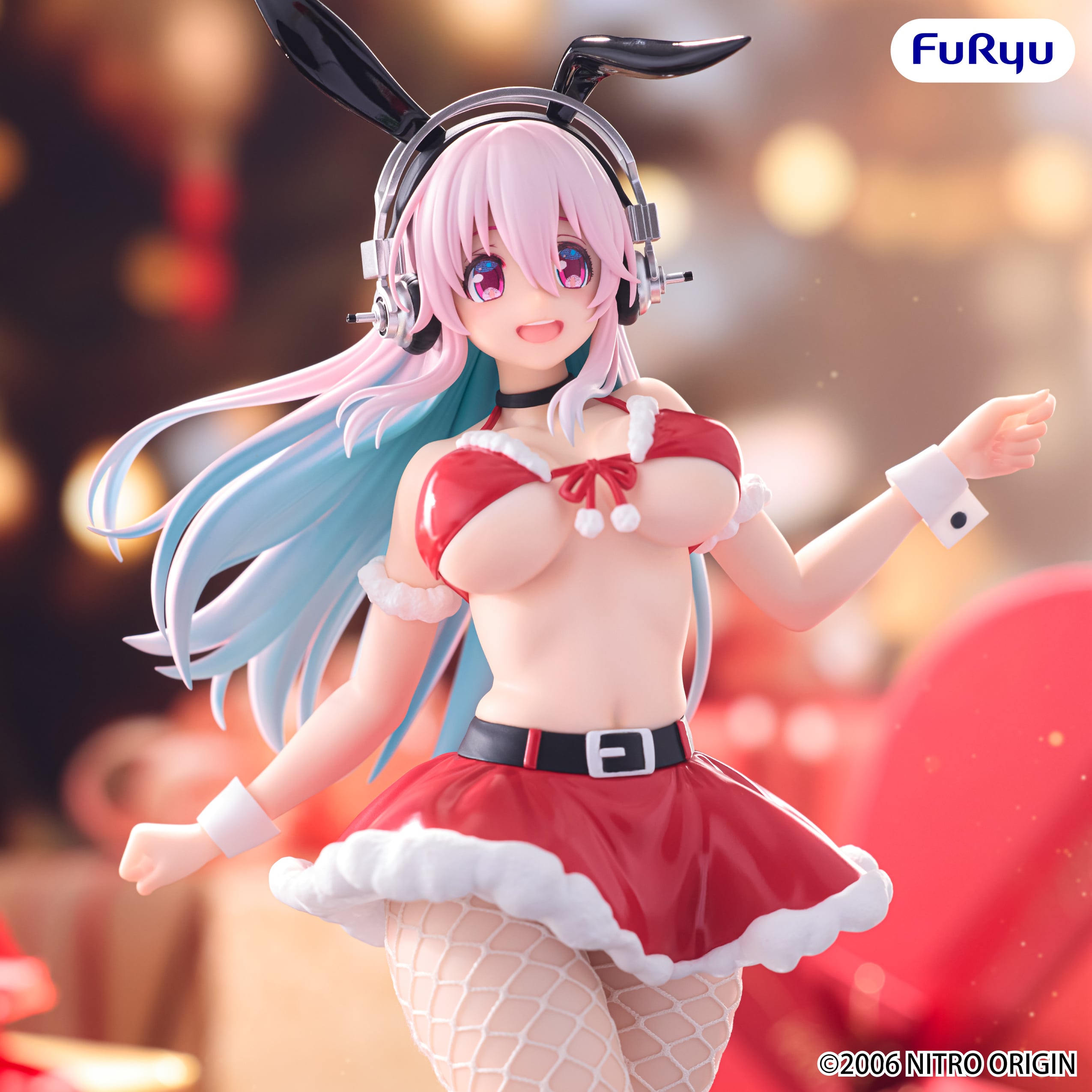 Nitroplus BiCute Bunnies Super Sonico (Santa Ver.) Figure Gallery Image 7